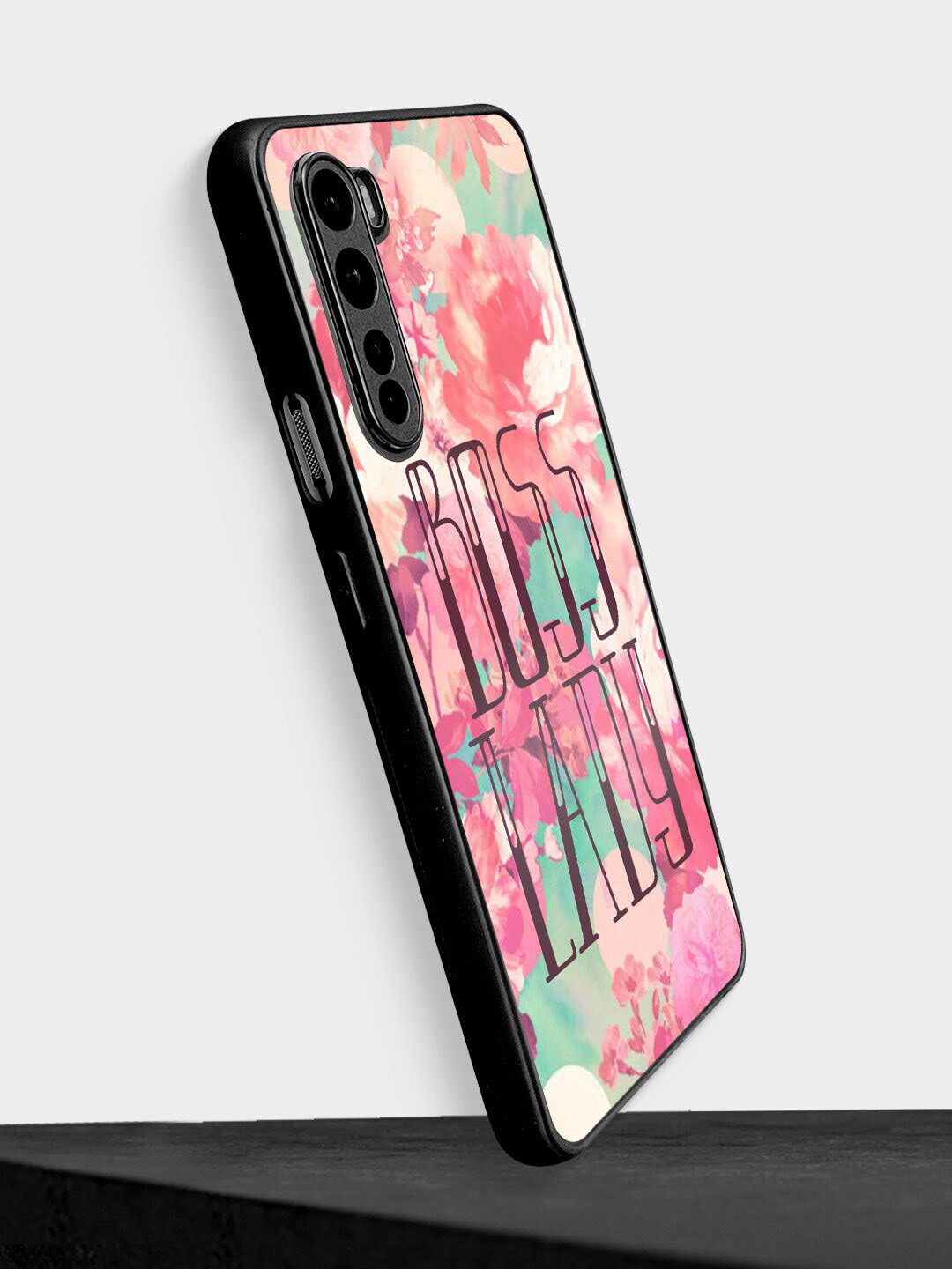 

macmerise Pink Boss Lady Design Printed OnePlus Nord Bumper Case