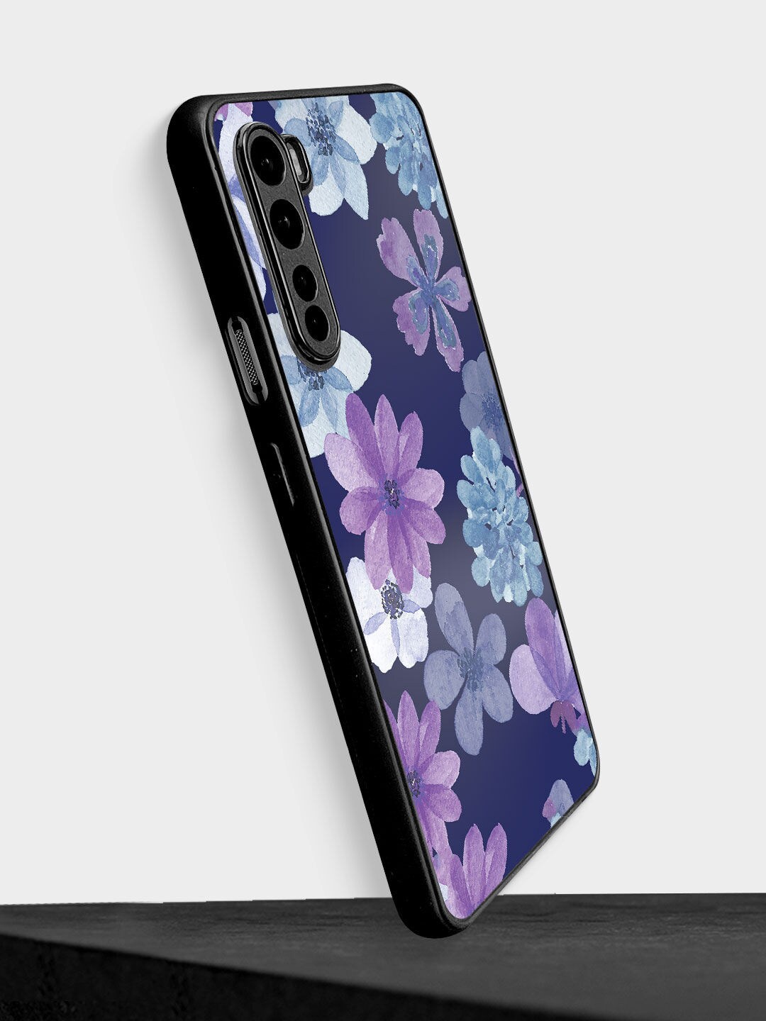 

macmerise Blue & Purple Iris Design OnePlus Nord Back Case
