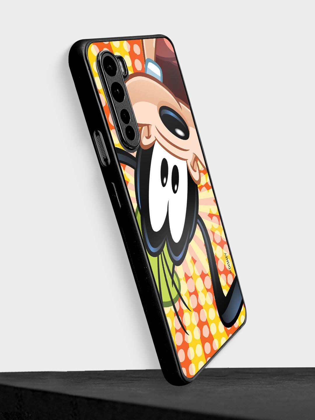 

macmerise Black & Yellow Goofy Upside Down Design OnePlus Phone Back Case