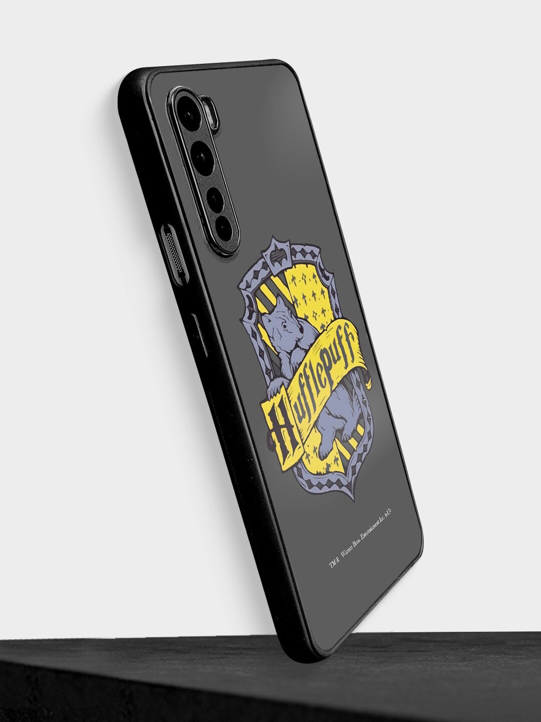 

macmerise Grey Printed OnePlus Nord Bumper Phone Back Case