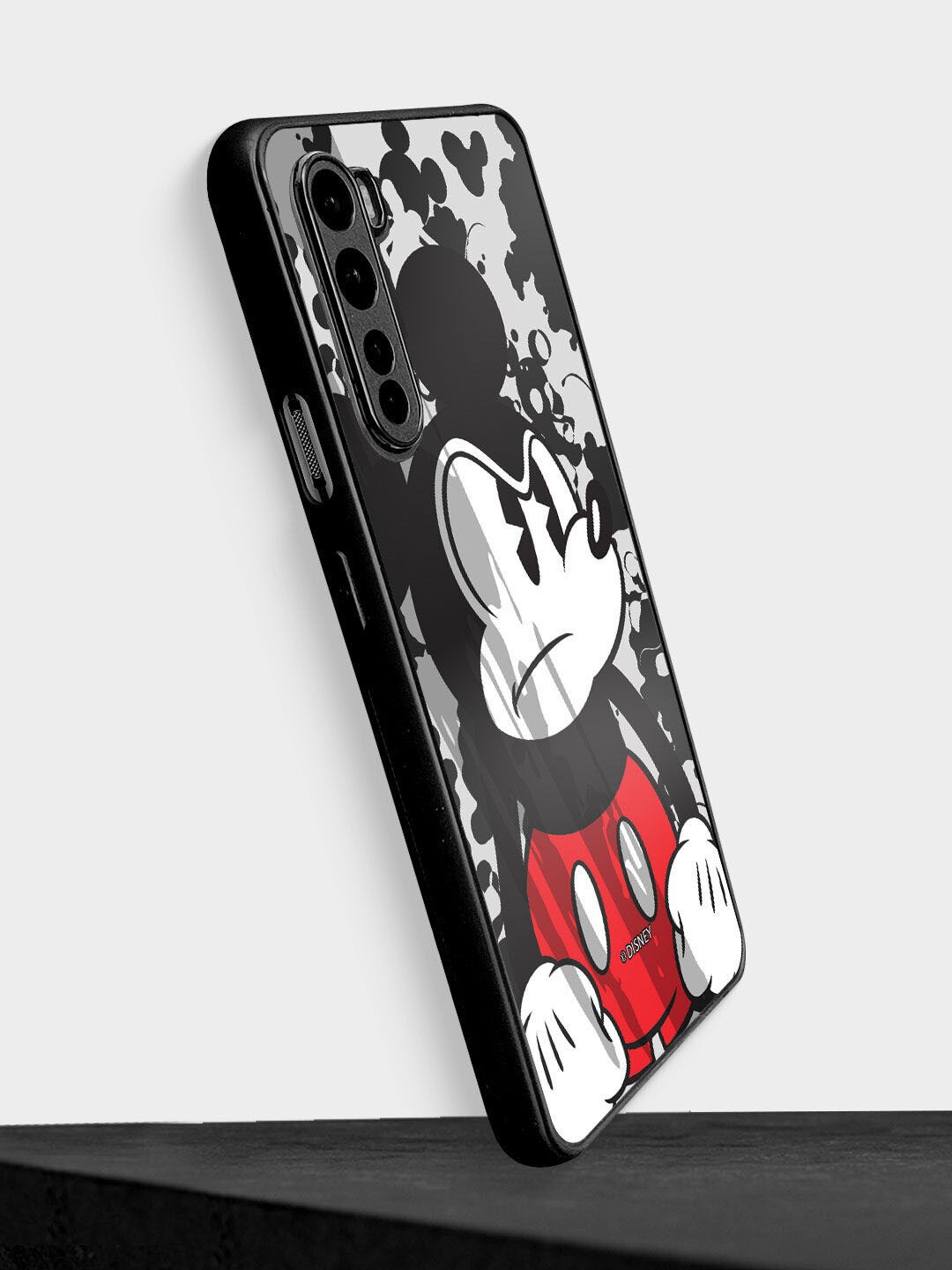

macmerise Black Grumpy Mickey Design Printed OnePlus Nord Bumper Case