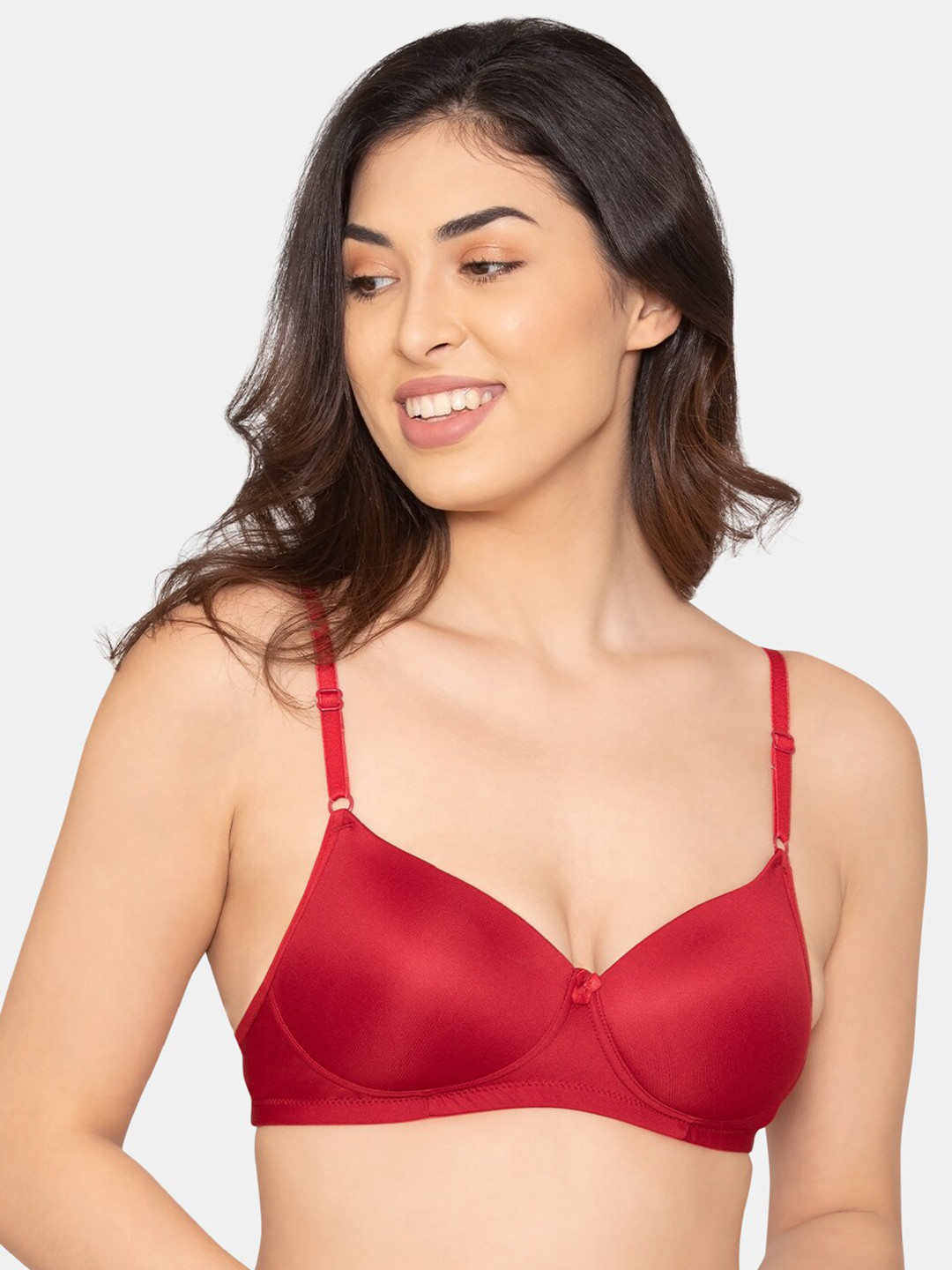 

K LINGERIE Pack Of 2 Red Lightly Padded Non Wired Bra