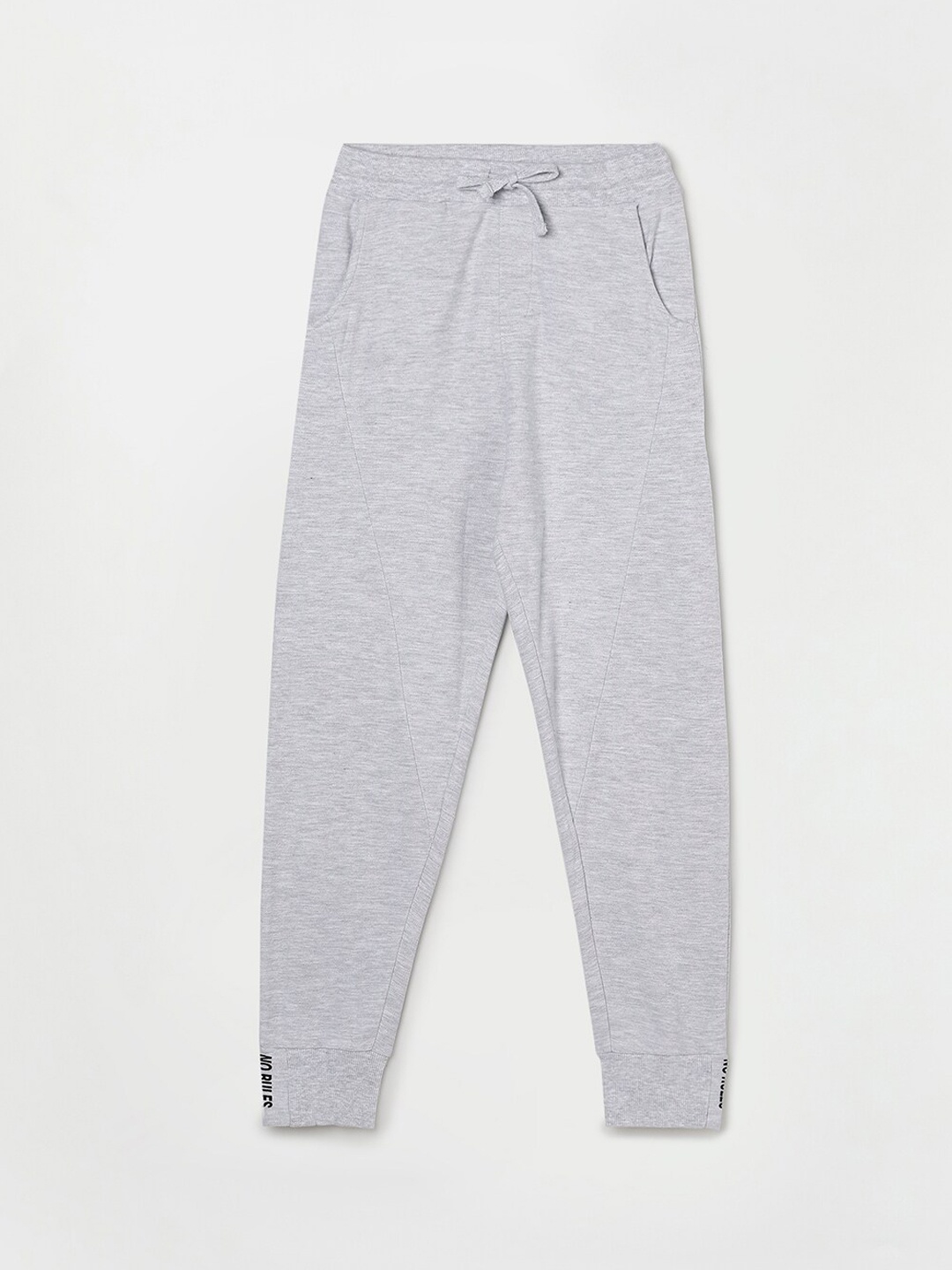 

Fame Forever by Lifestyle Boys Grey Melange Regular Fit Joggers
