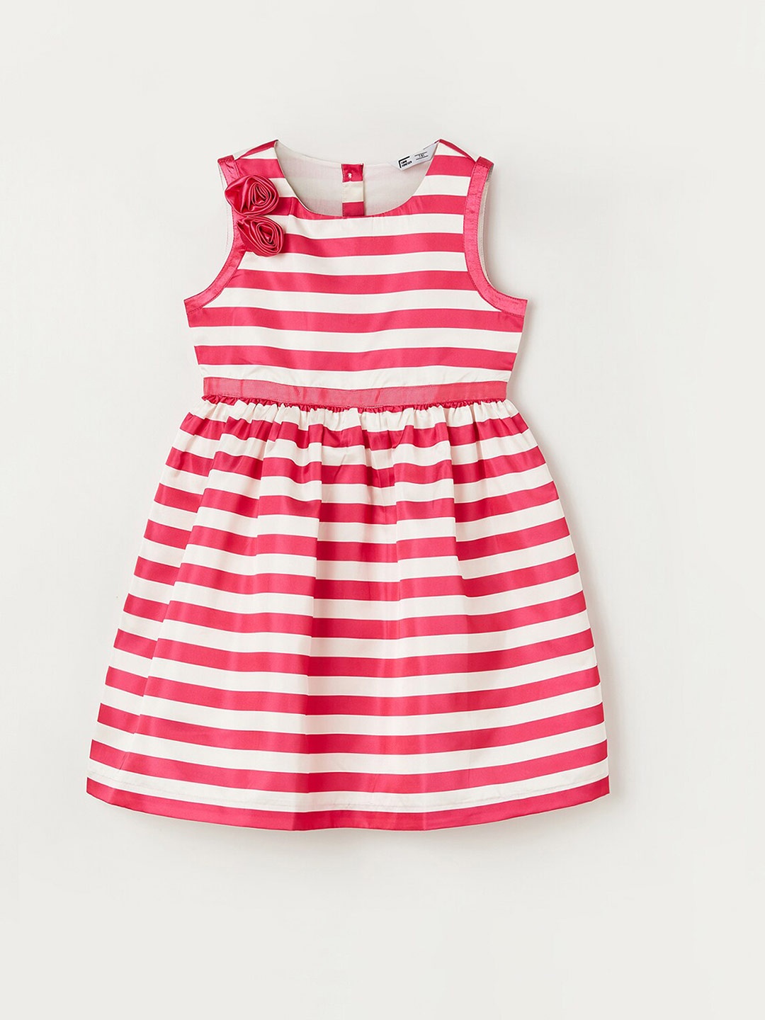 

Fame Forever by Lifestyle Girls Striped Dress, Pink