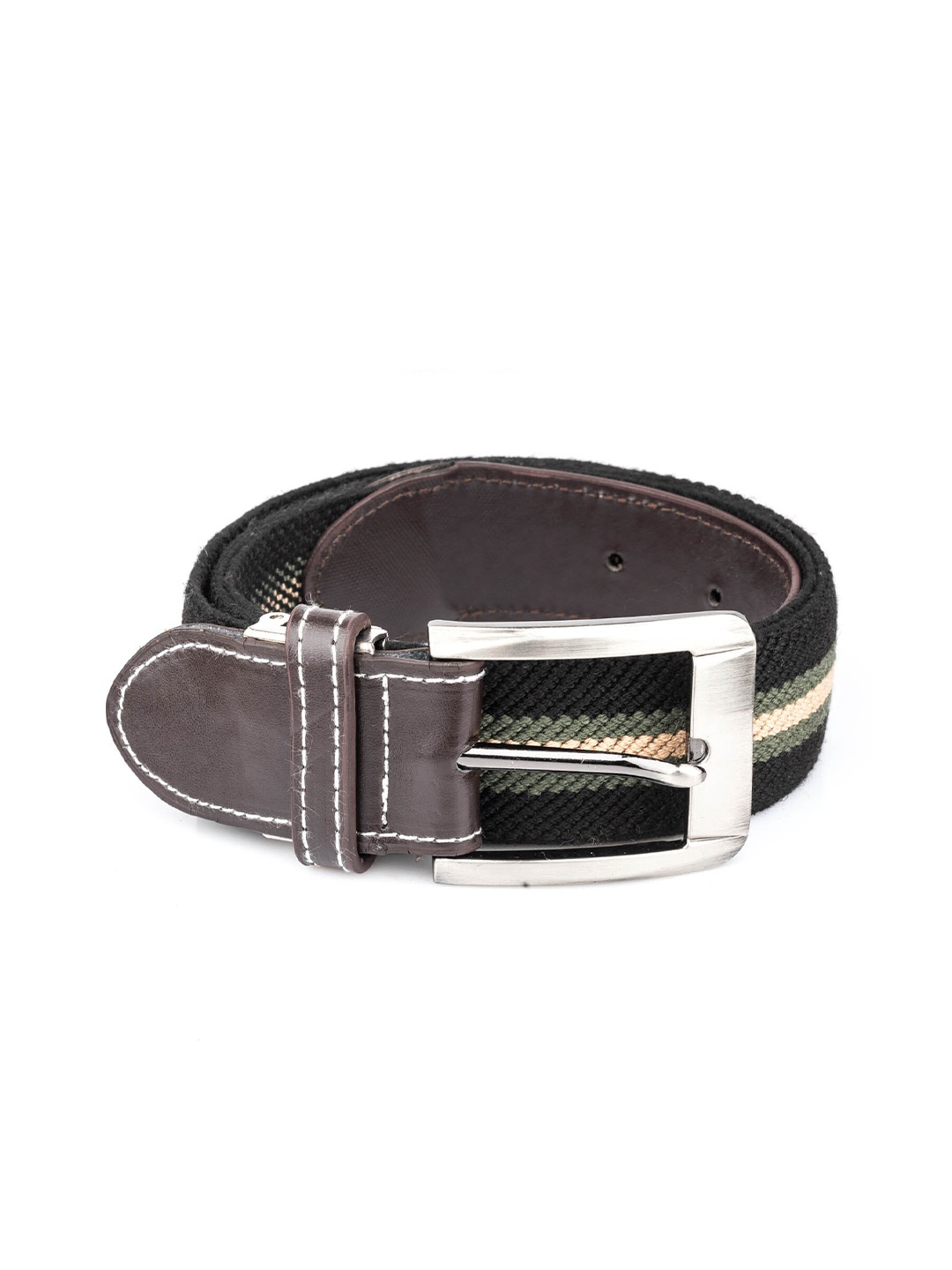 

The Tie Hub Men Black Textured Belt