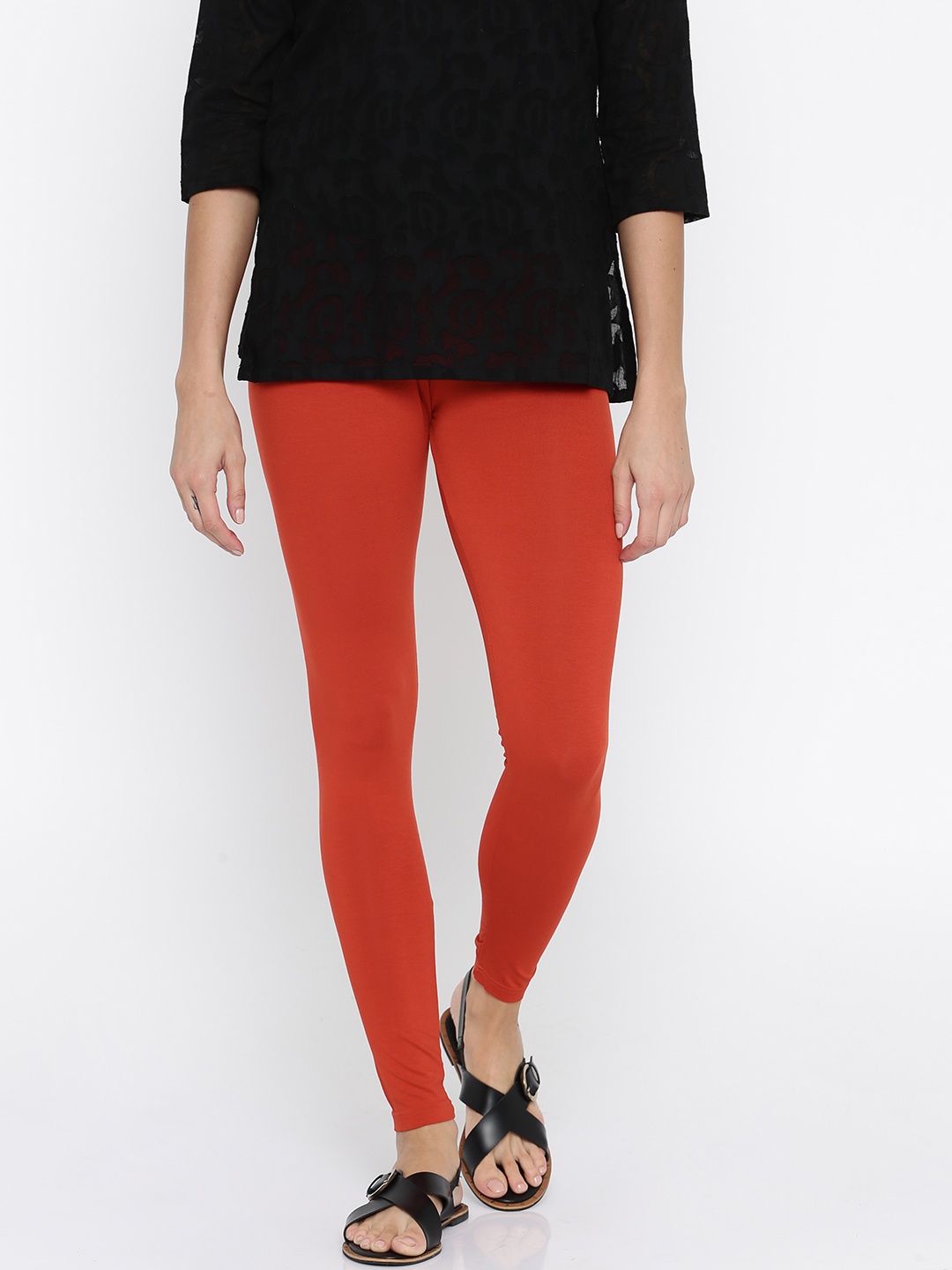 

Global Desi Rust Red Leggings