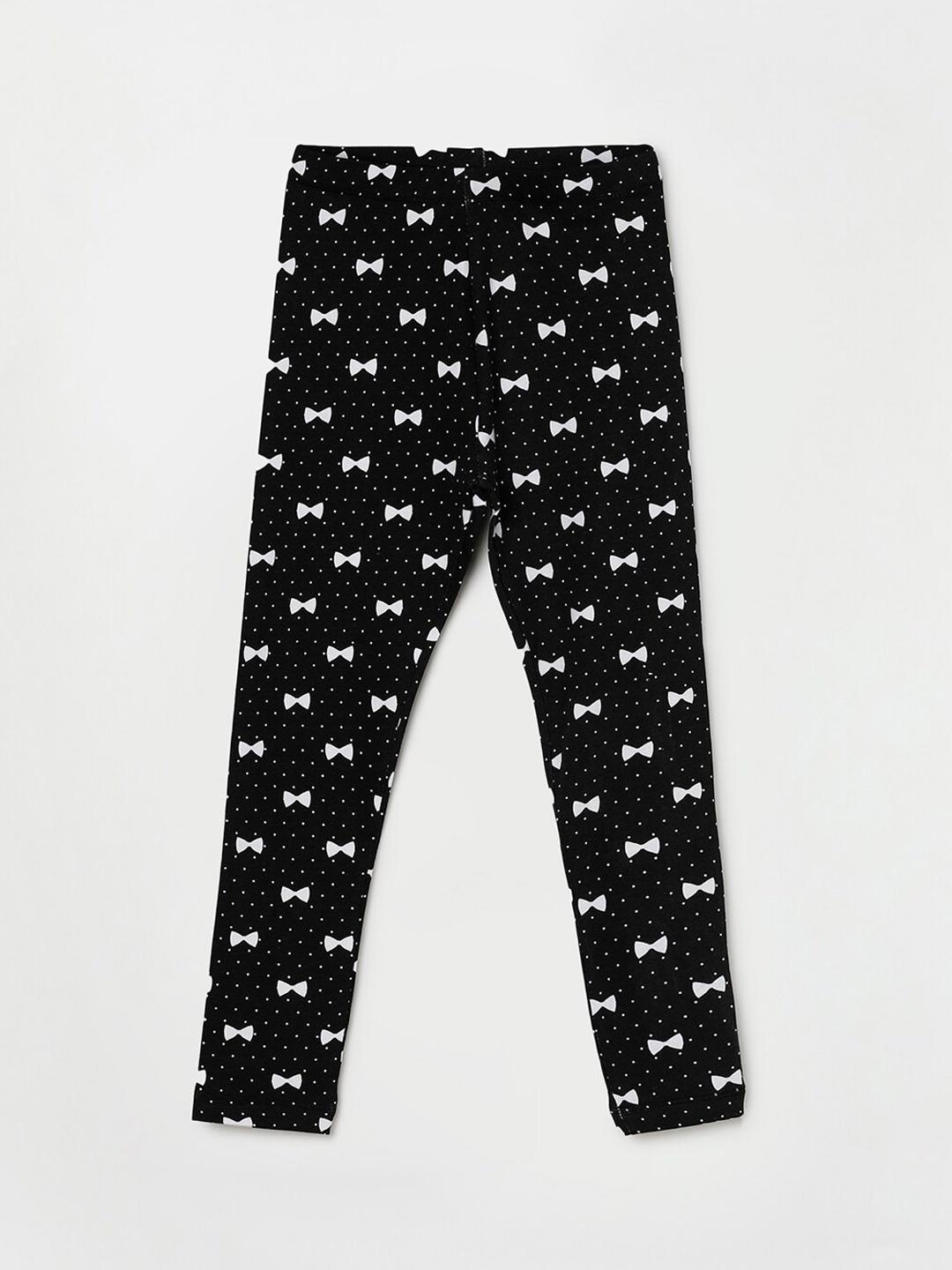 

Fame Forever by Lifestyle Girls Black & White Printed Ankle Length Leggings