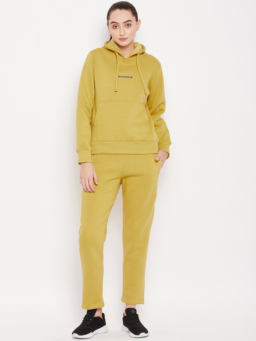 

Okane Women Yellow Solid Tracksuit