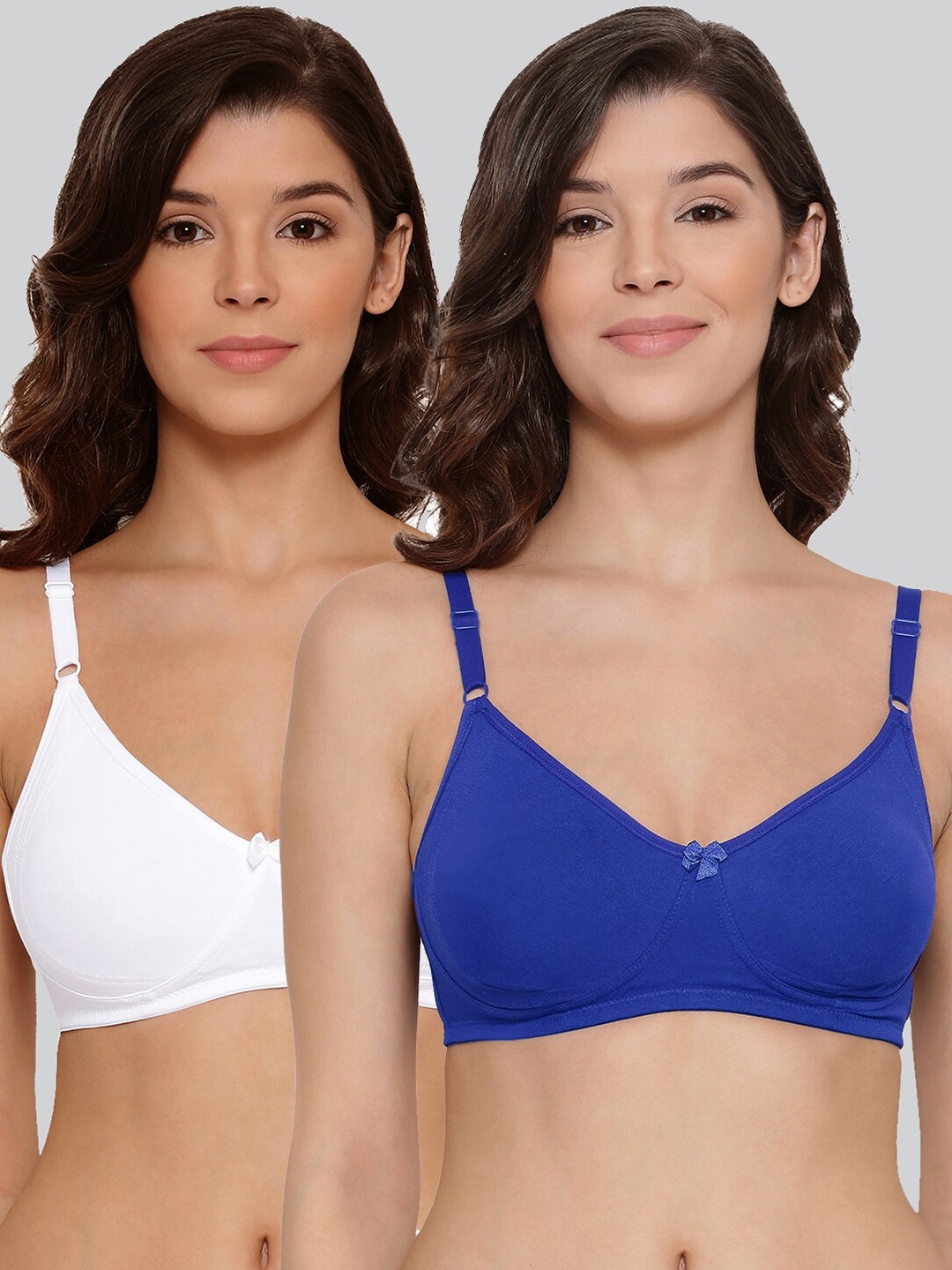 

LYRA Blue & White Pack of 2 Side Shaper Bra