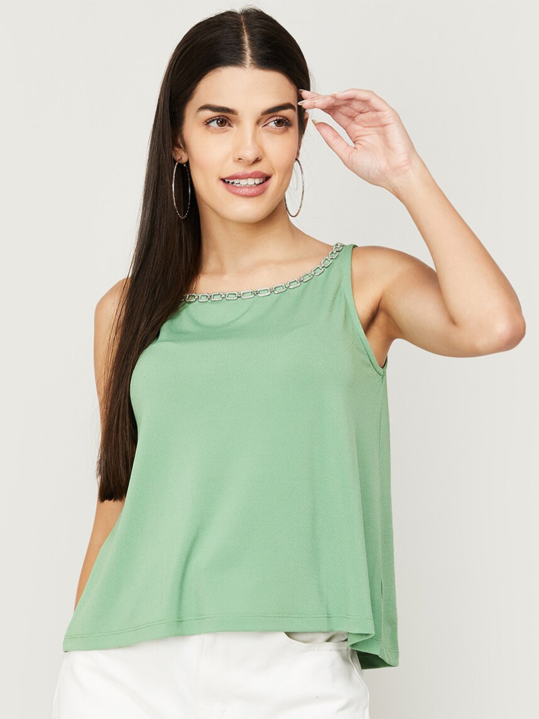 

CODE by Lifestyle Women Green Top
