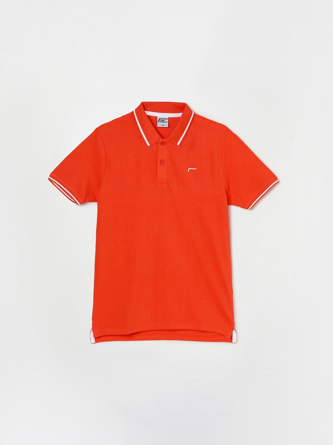 

Fame Forever by Lifestyle Boys Coral Polo Collar T-shirt