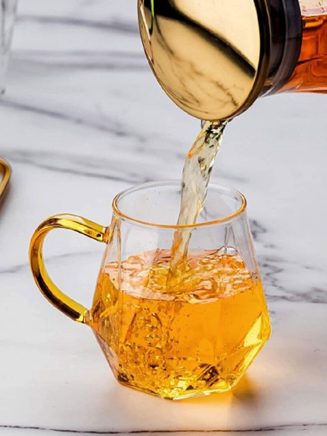 

Femora Transparent Set of 2 Solid Coffee Cups