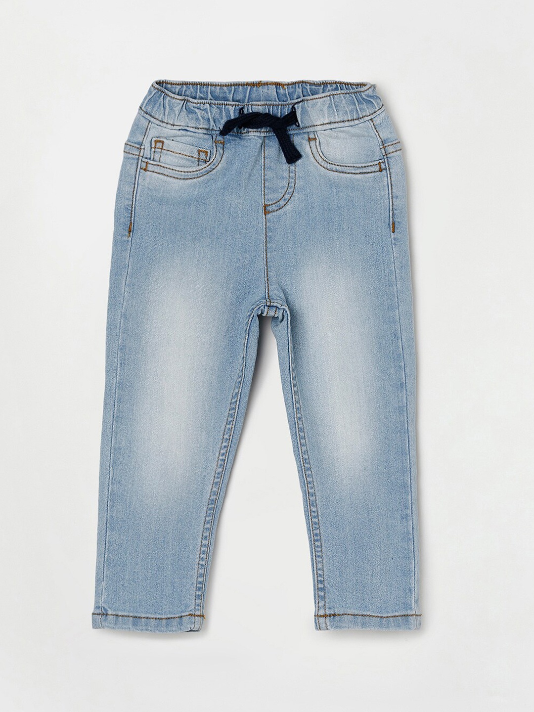 

Juniors by Lifestyle Boys Blue Slim Fit Heavy Fade Cotton Jeans