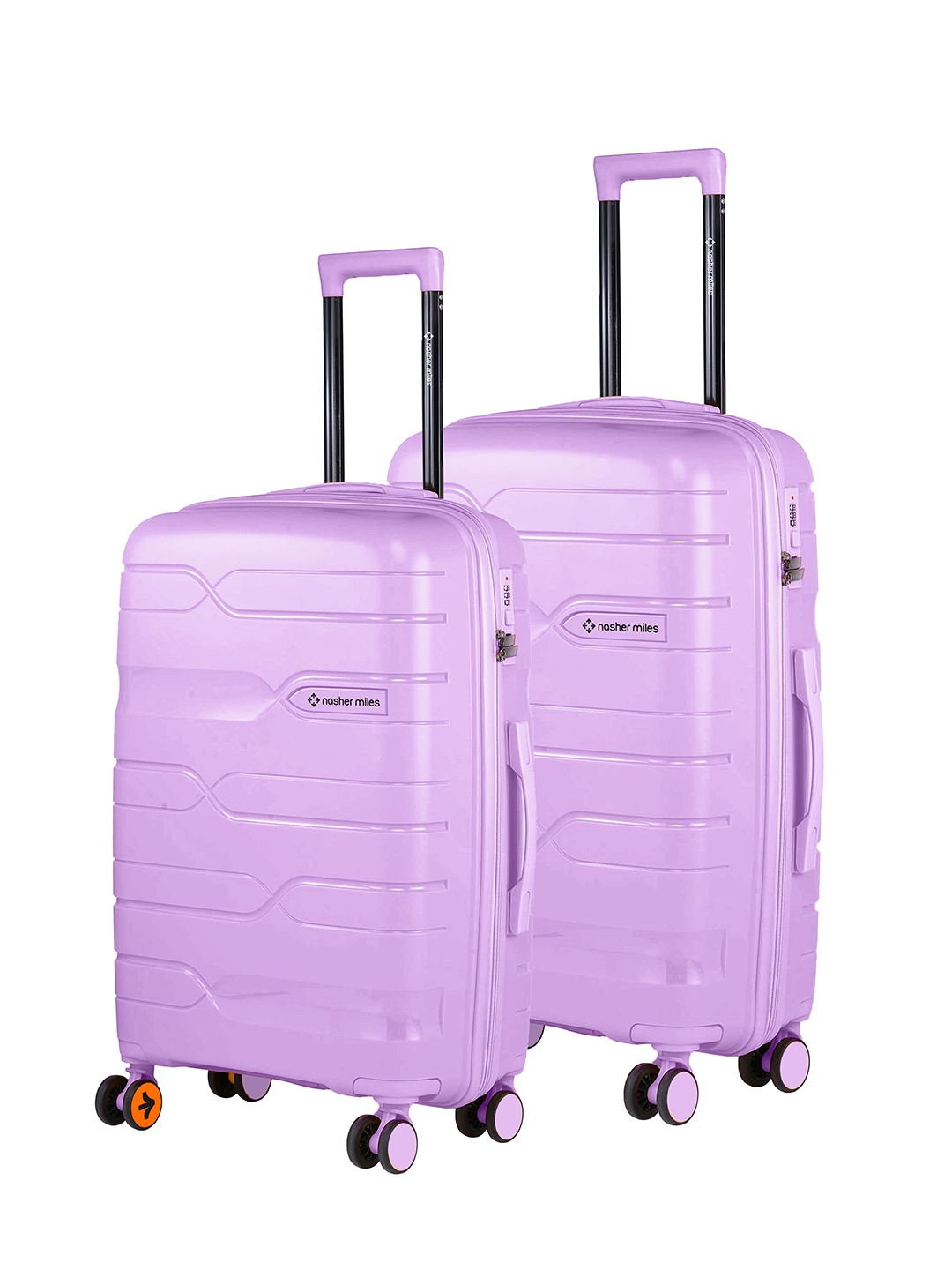 

Nasher Miles Paris Polypropylene Medium-Large Purple Trolley Bags (65-75 cm)