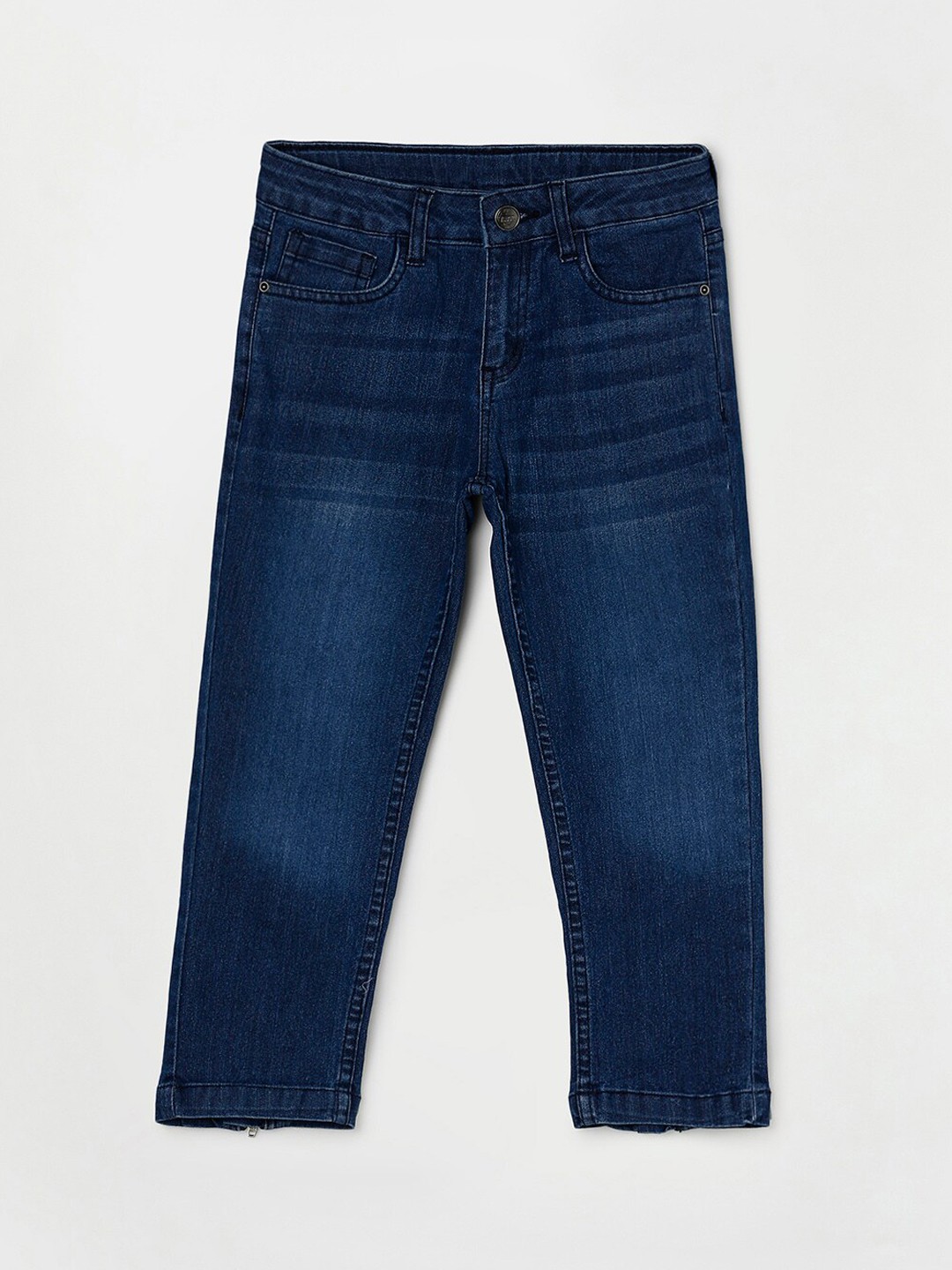 

Fame Forever by Lifestyle Girls Navy Blue Slim Fit Light Fade Cotton Jeans