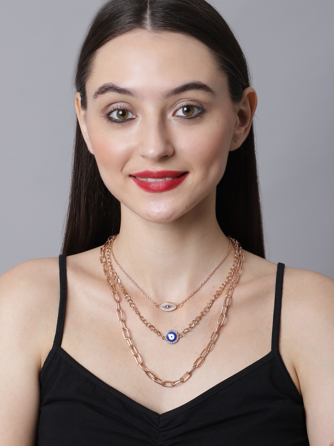 

Madame Gold-Plated Layered Necklace