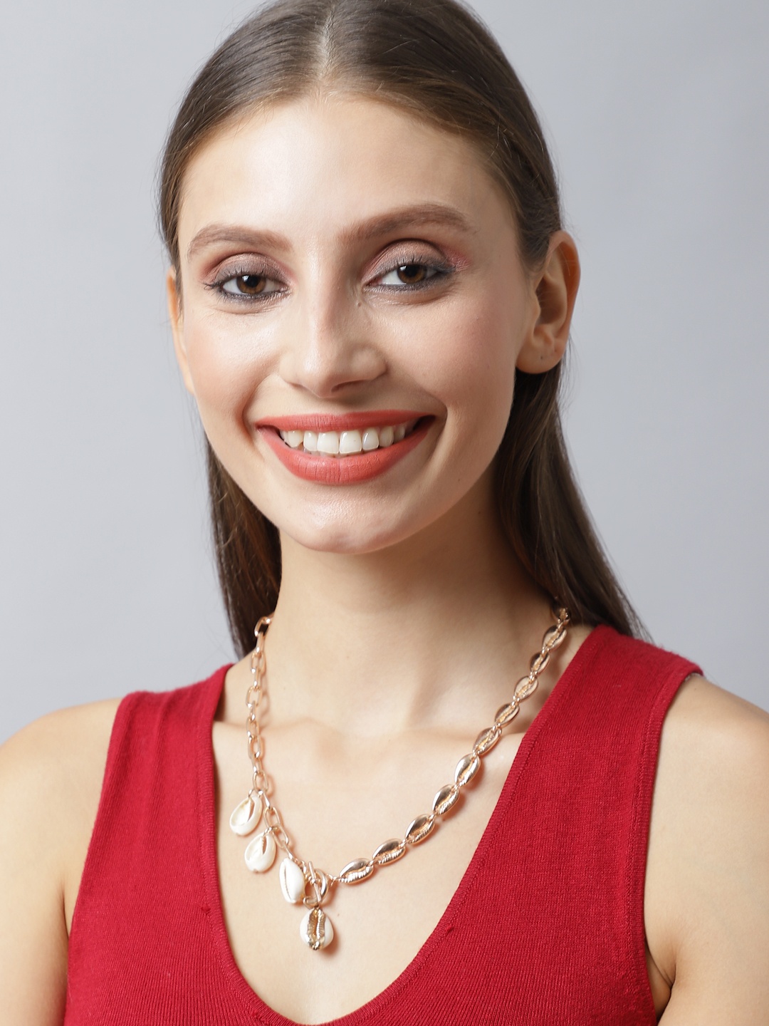 

Madame Gold & White Gold-Plated Layered Necklace