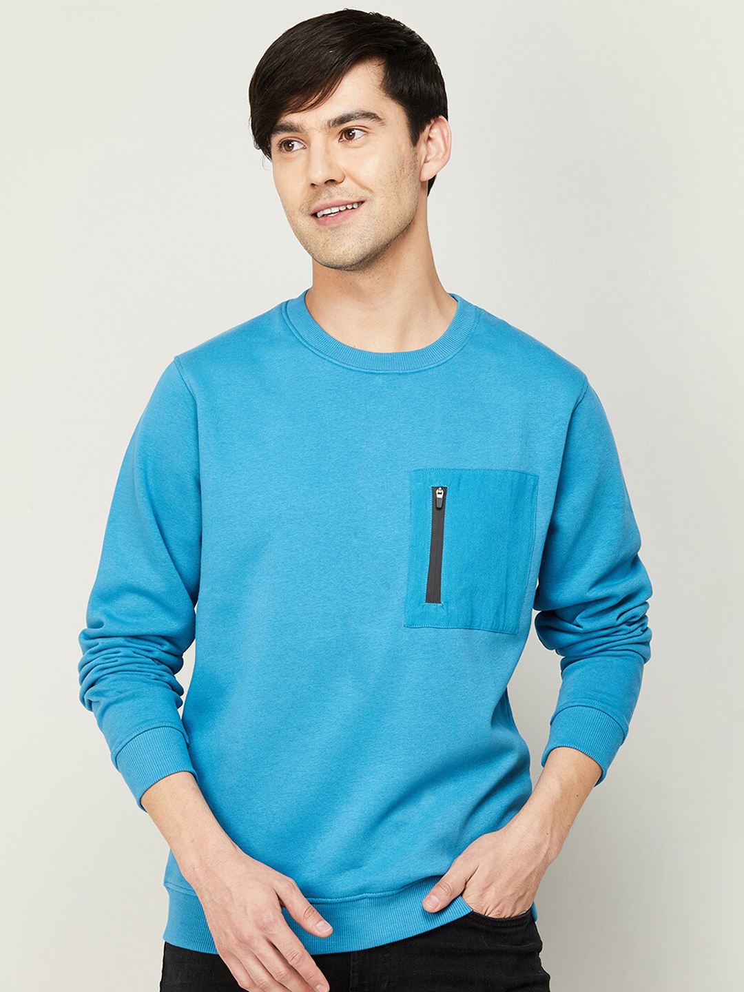 

Fame Forever by Lifestyle Men Blue Pullover Sweatshirt