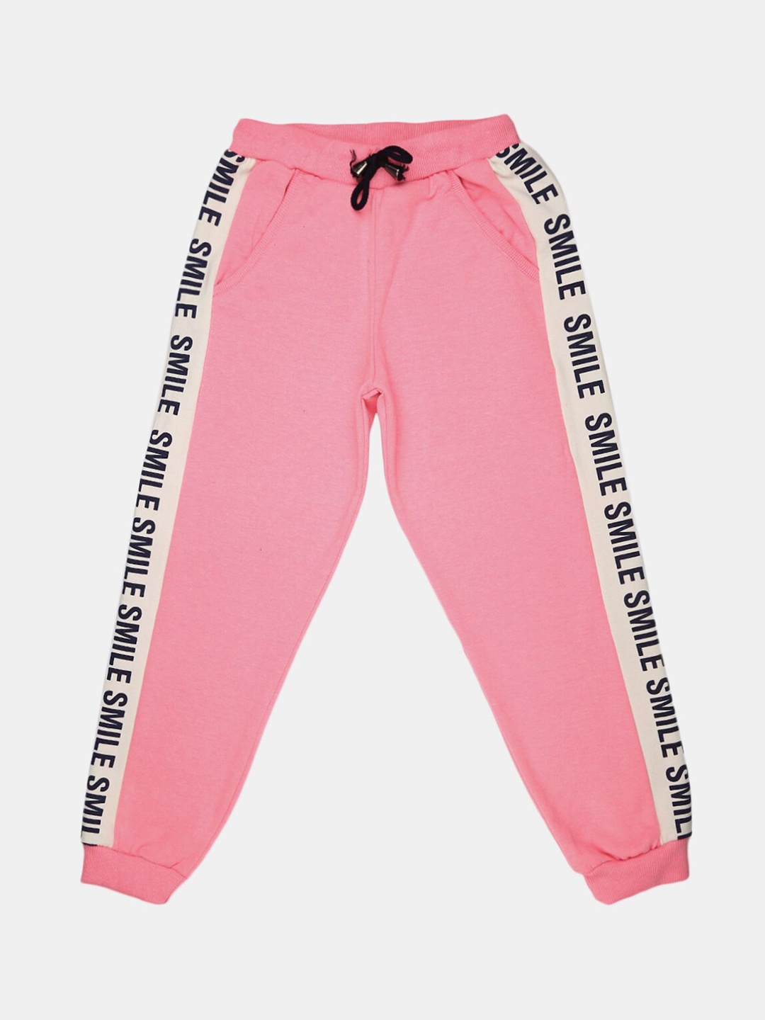 

V-Mart Girls Pink Printed Fleece Lounge Pants