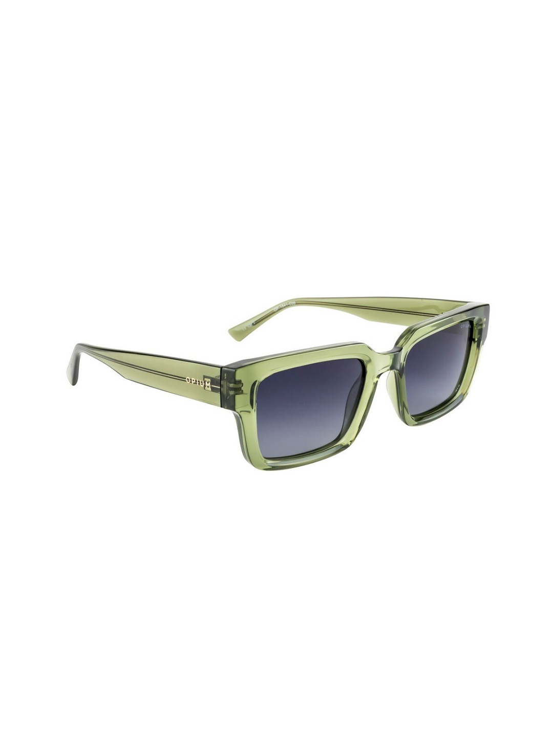 

OPIUM Men Grey Lens & Green Rectangle Sunglasses with UV Protected Lens OP-1941-C05