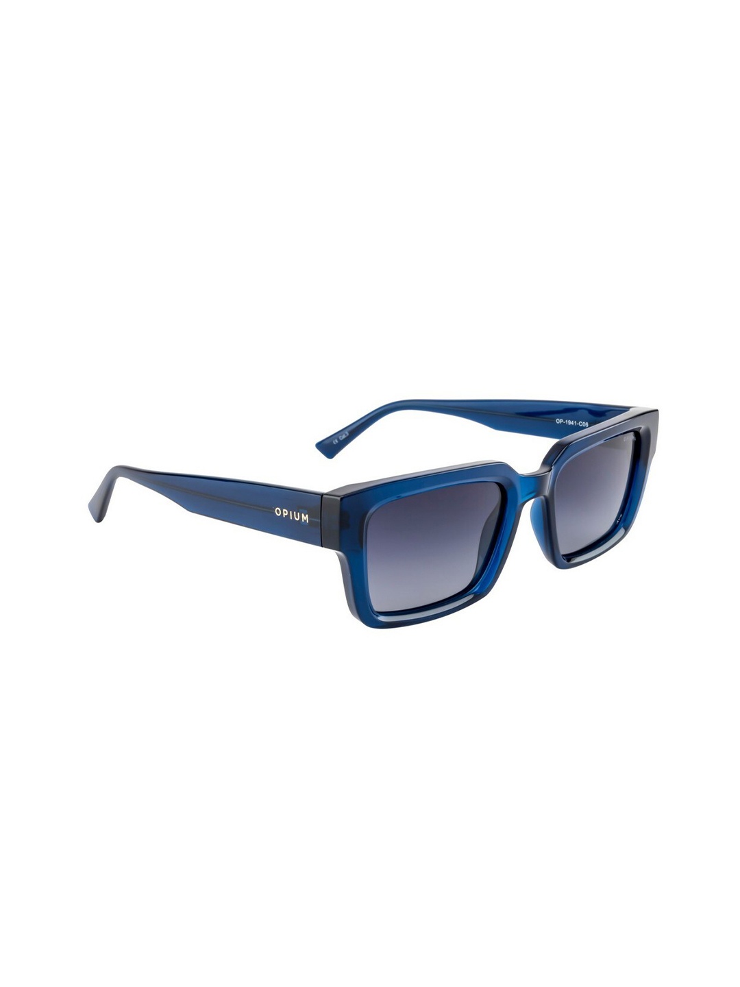 

OPIUM Men Grey Lens & Blue Rectangle Sunglasses with UV Protected Lens OP-1941-C06