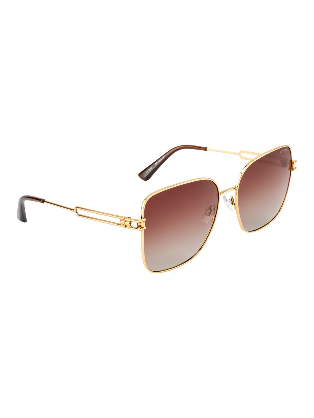 

OPIUM Women Brown Lens & Gold-Toned Square Sunglasses with UV Protected Lens OP-1963-C01