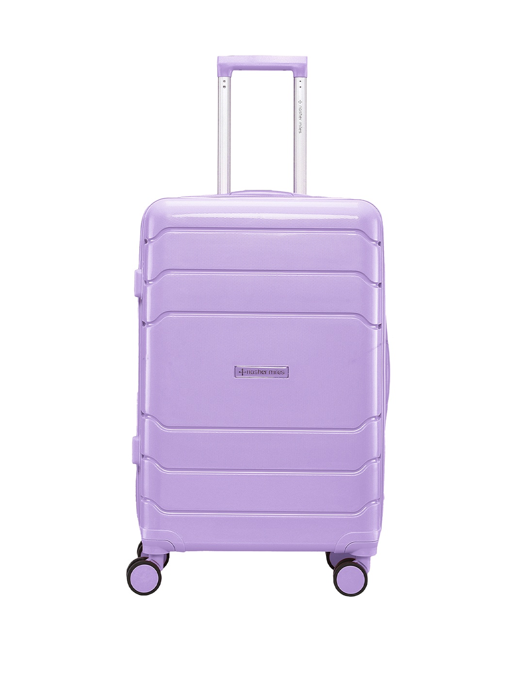 

Nasher Miles Purple Hard-Sided Medium Trolley Bag