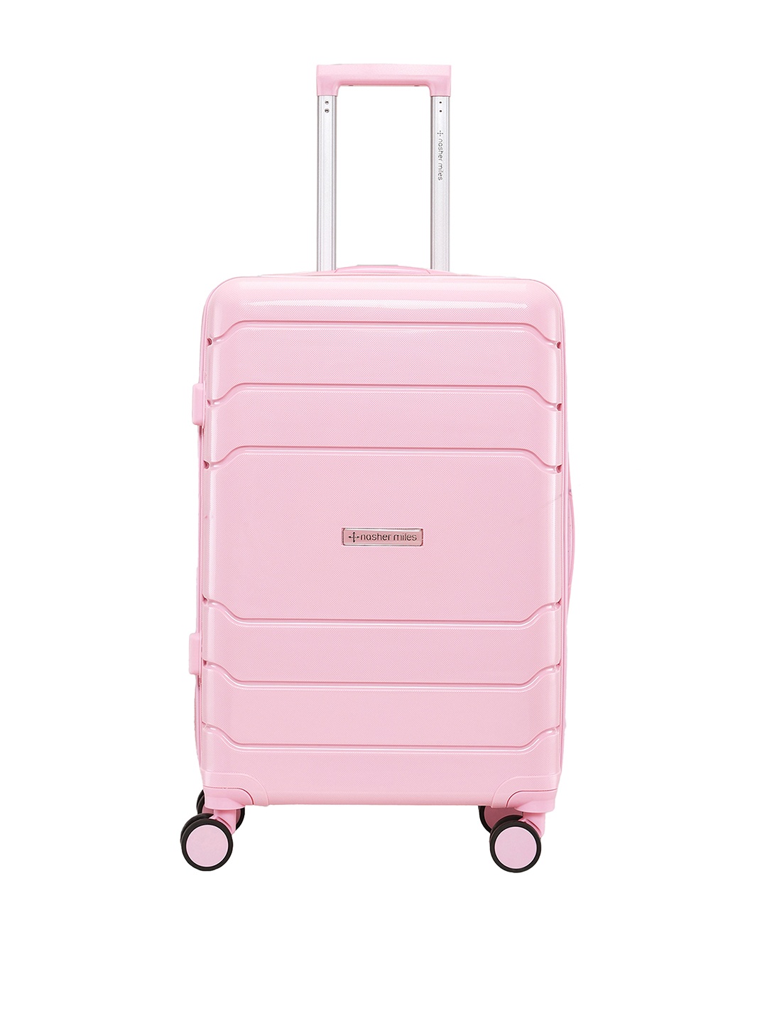 

Nasher Miles Hard Sided Large Trolley Bag, Pink