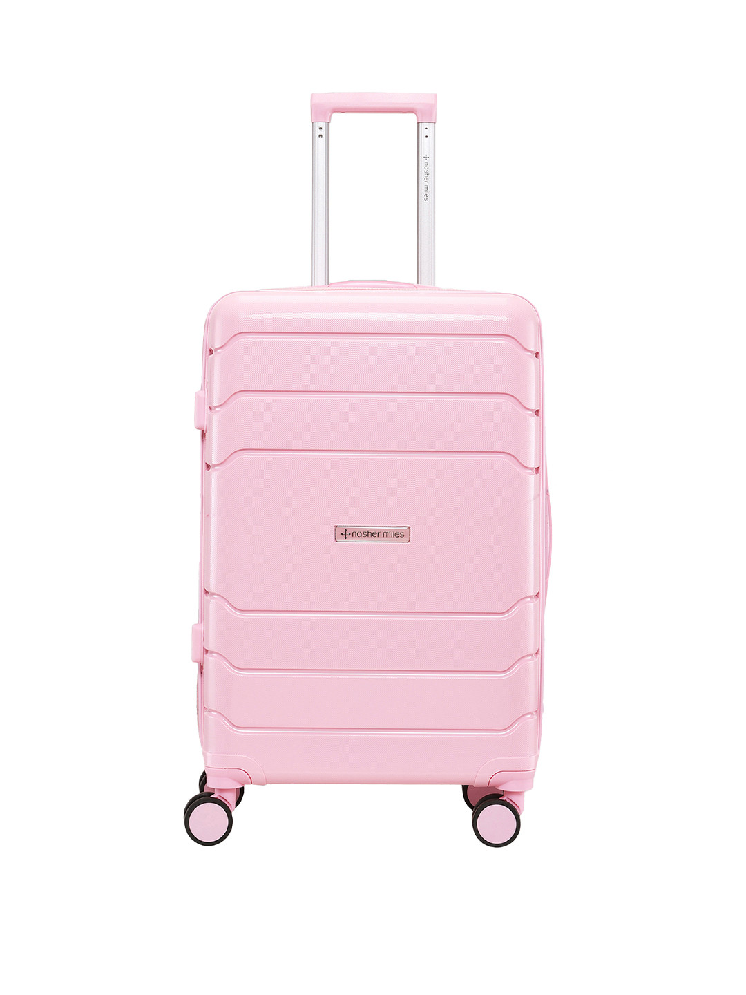 

Nasher Miles Hard-Sided Medium Trolley Bag, Pink
