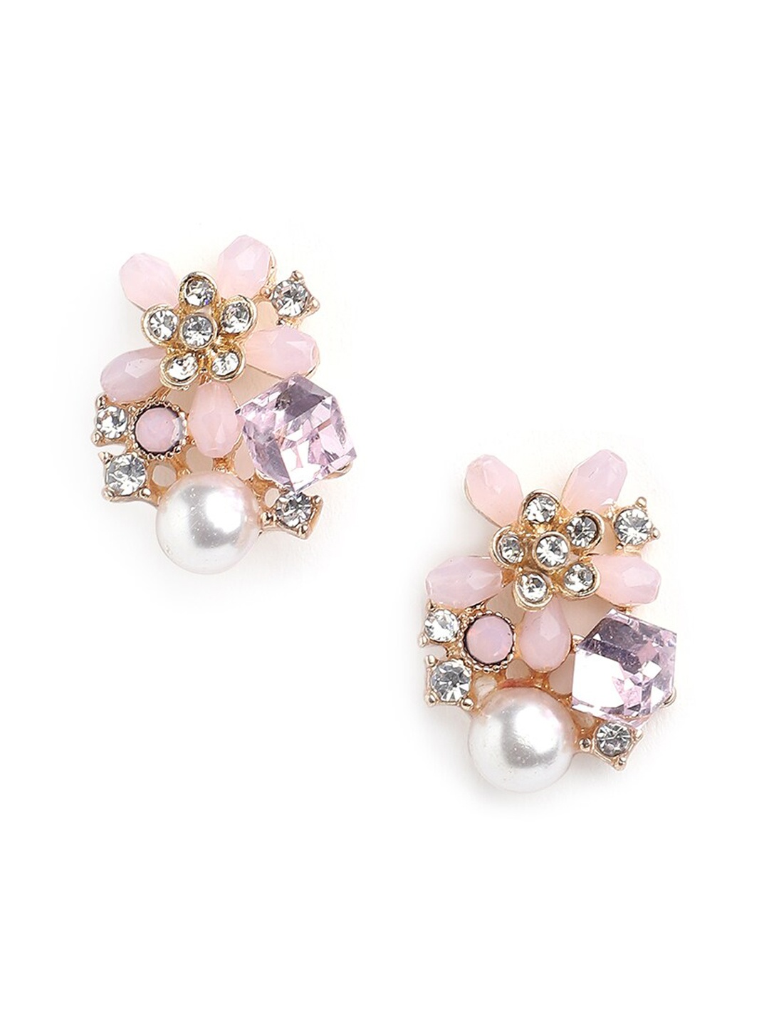 

ALDO Pink Contemporary Studs Earrings