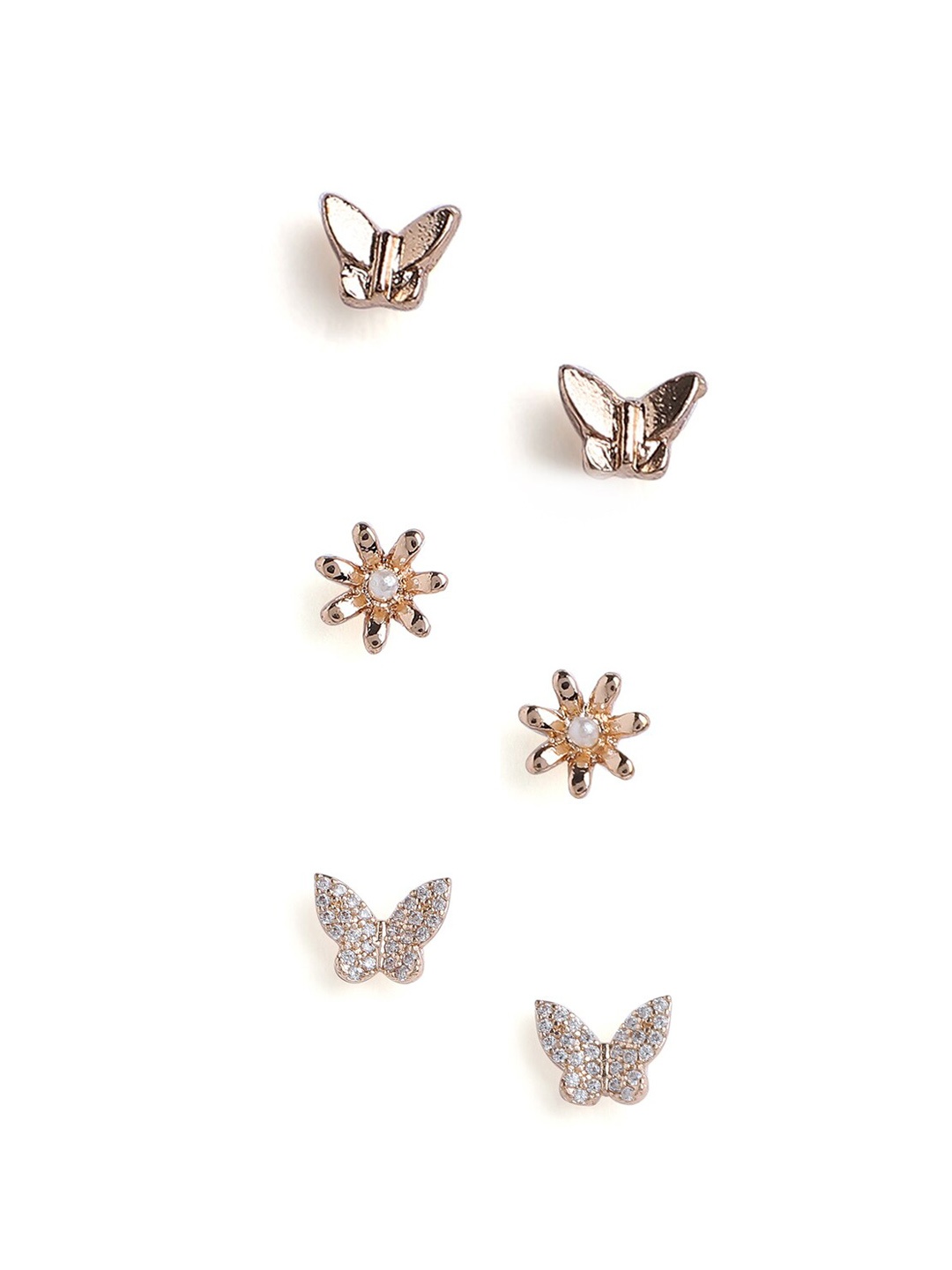 

ALDO Gold-Toned Contemporary Studs Earrings