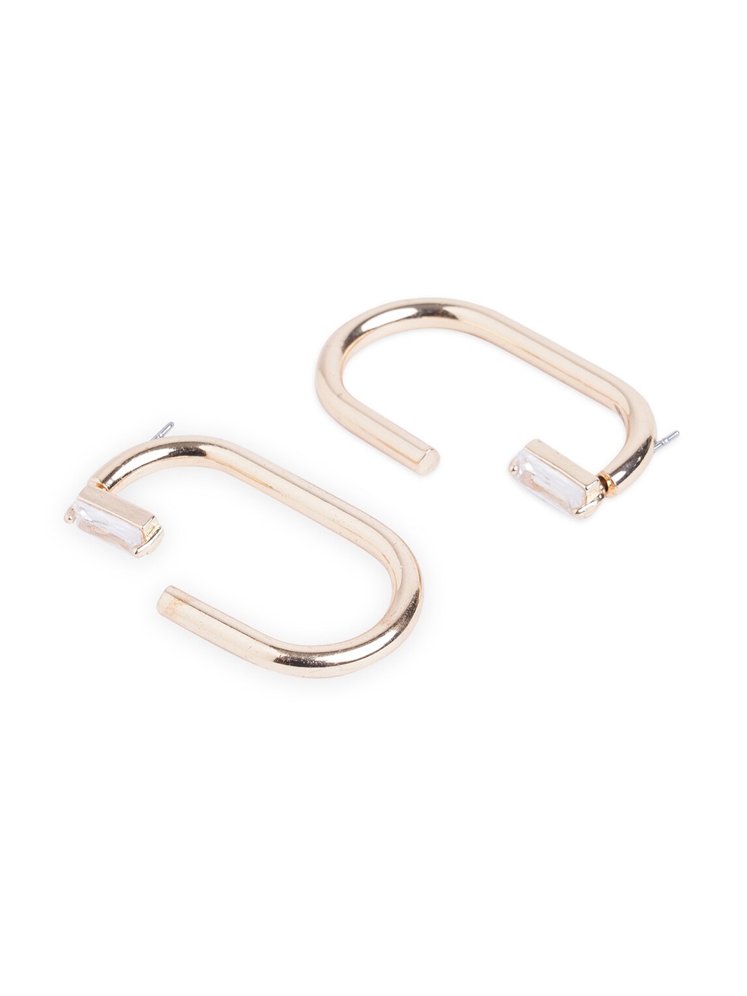 

ALDO Gold-Toned Contemporary Half Hoop Earrings