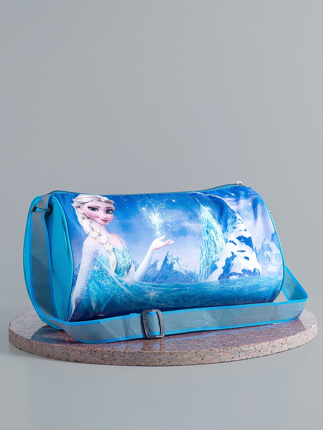 

Golden Peacock Kids Blue Printed Duffel Bag