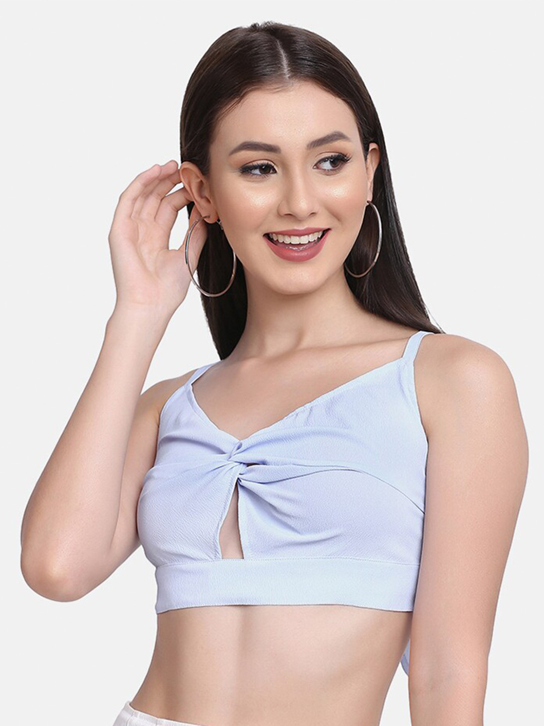 

SAKIA Blue Bralette Crop Top