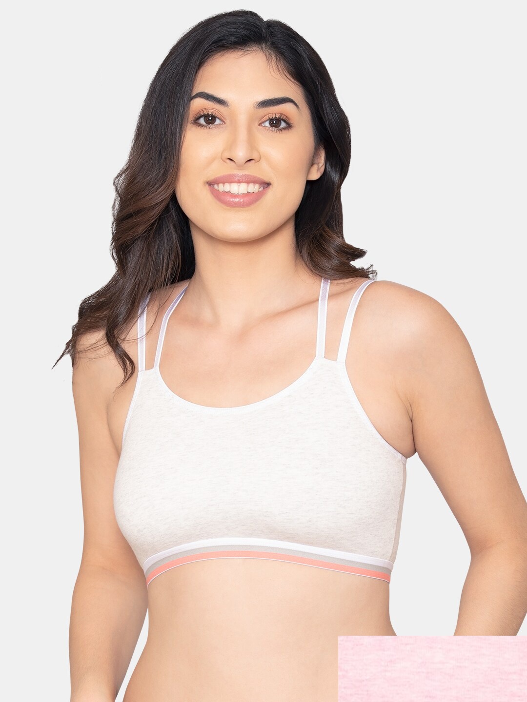 

Kalyani Pack Of 3 Beginners Bra, White