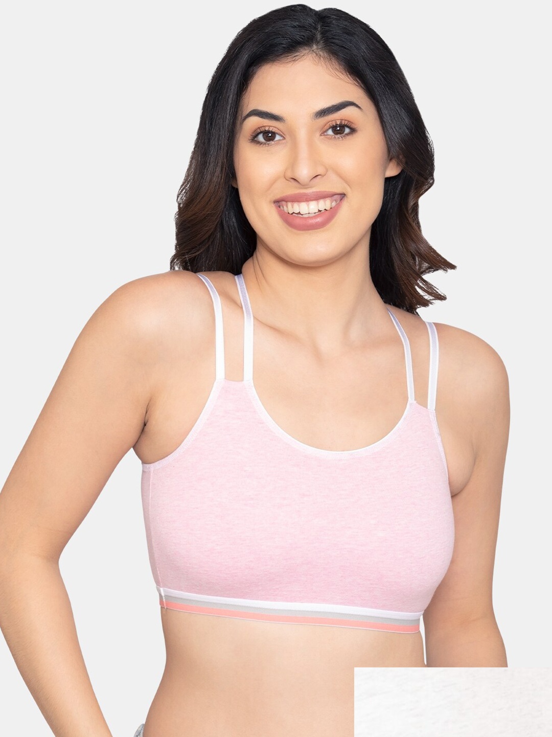 

Kalyani Pack Of 3 Beginners Bra, Pink