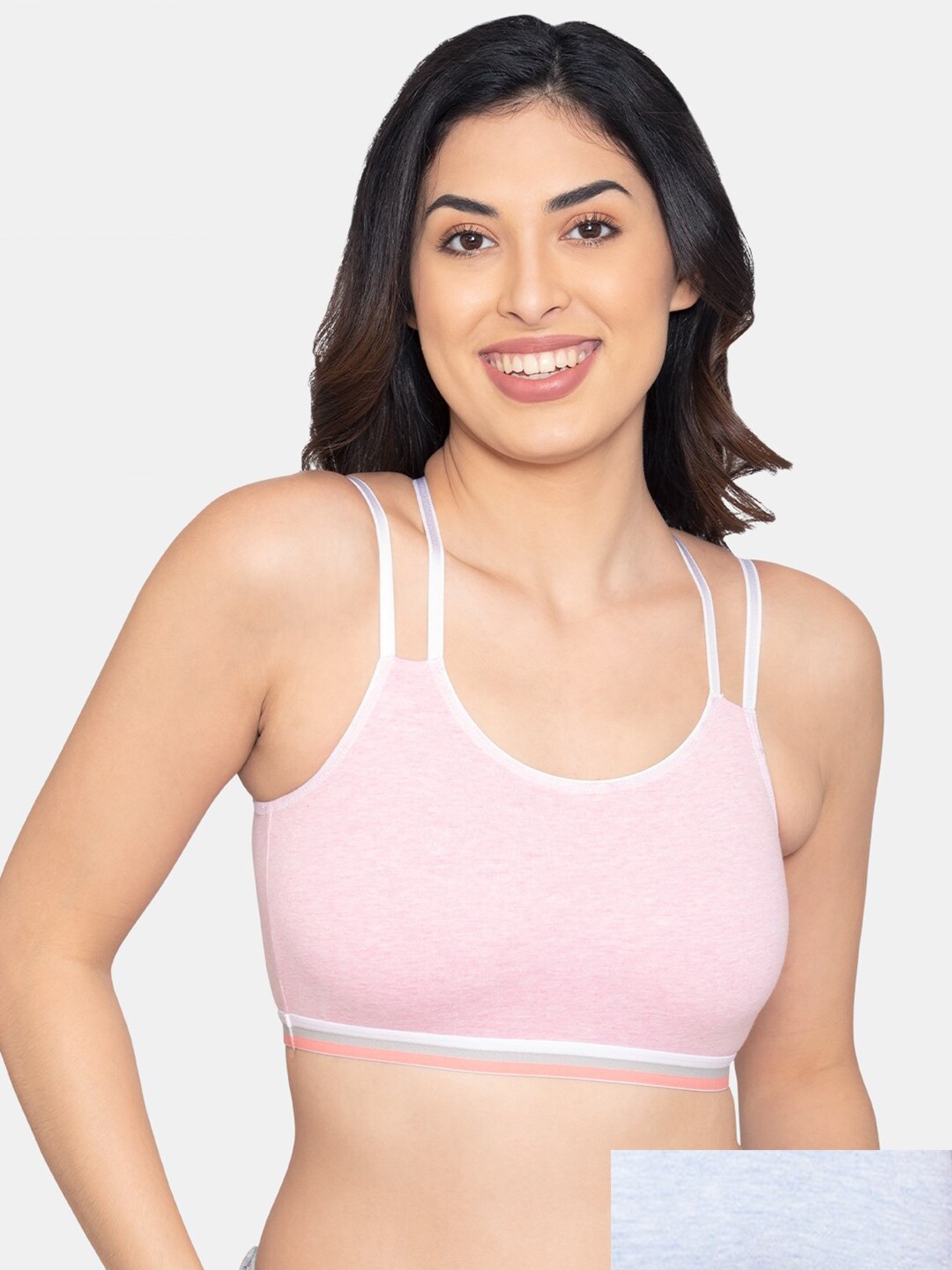 

Kalyani Pack Of 3 Beginners Bra, Pink