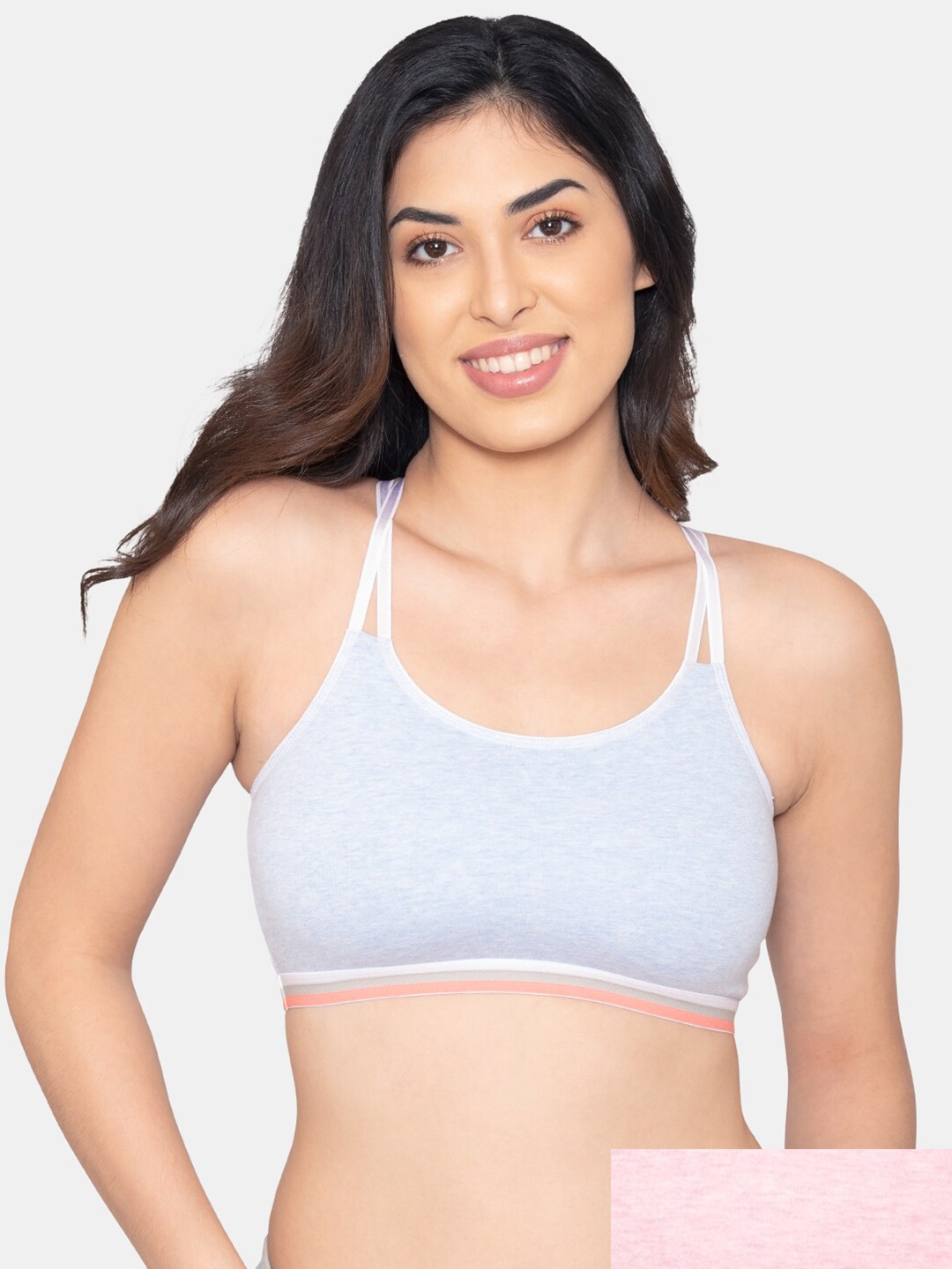 

Kalyani Pack Of 3 Beginners Bra, Pink