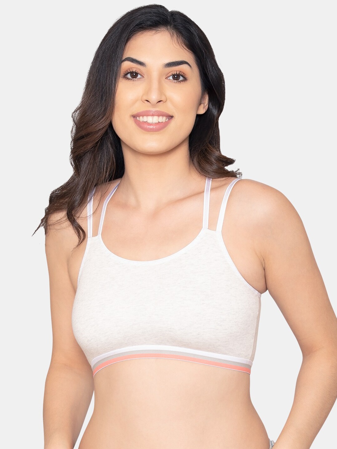 

Kalyani Pack Of 3 Beginners Bra, White
