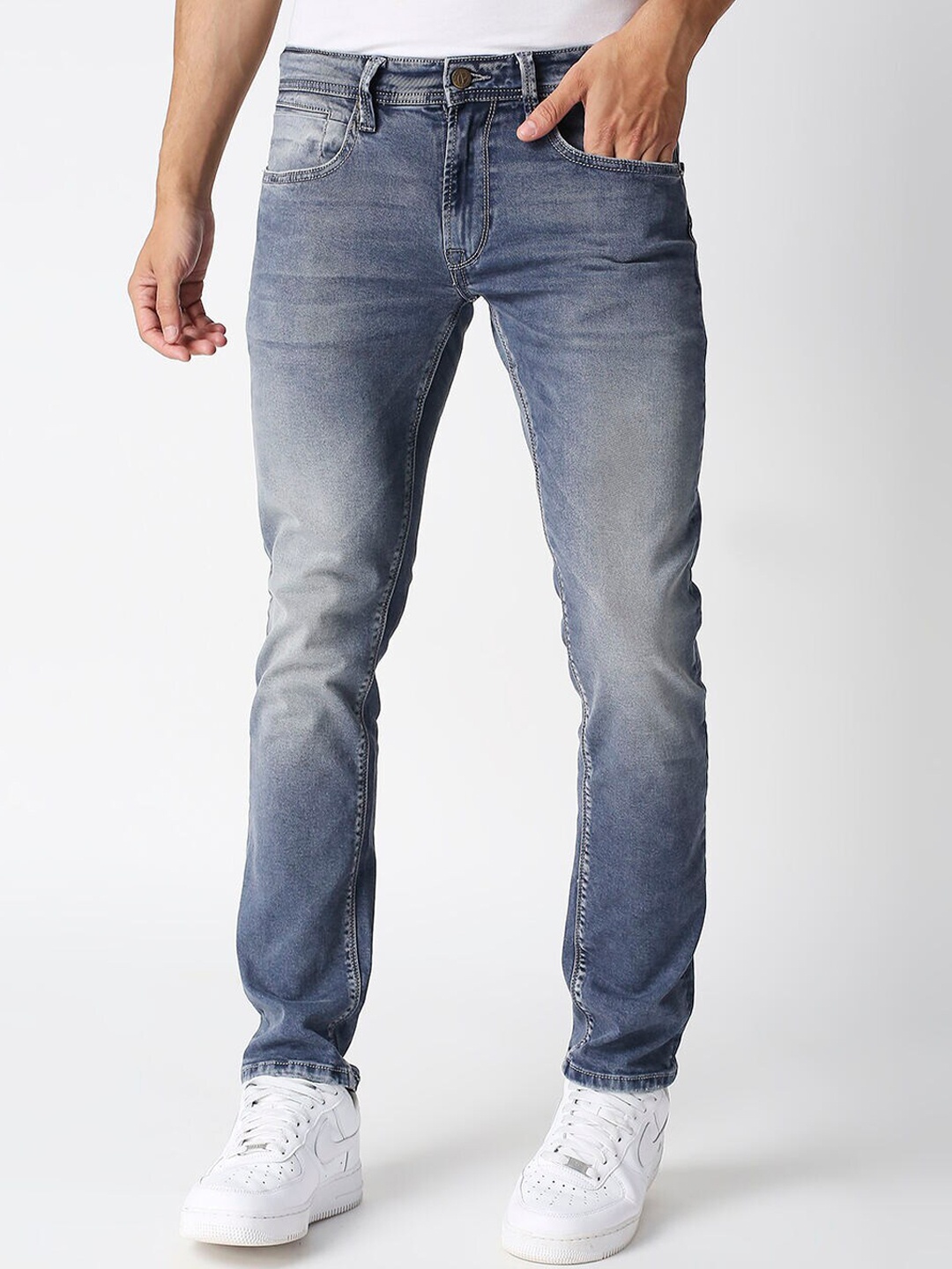 

Pepe Jeans Men Blue Holborne Heavy Fade Stretchable Jeans