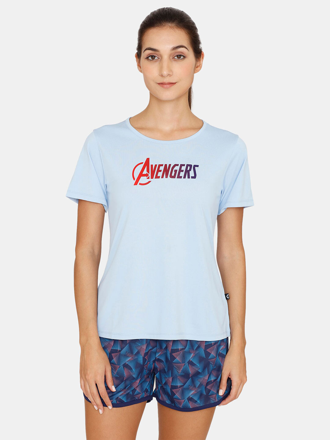 

Zelocity by Zivame Blue Print Top