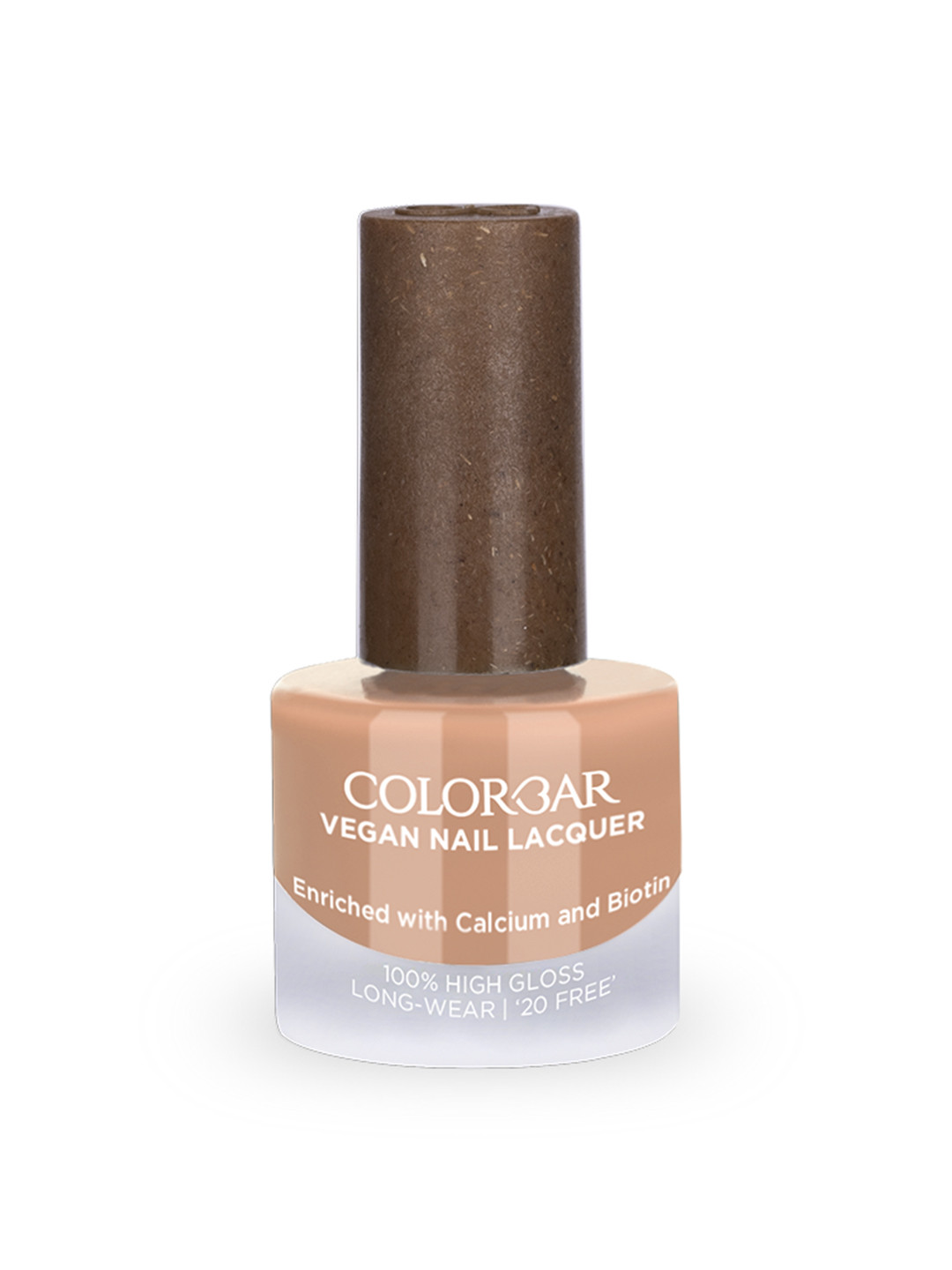 

Colorbar Long-Wear Glossy Vegan Nail Lacquer with Calcium & Biotin 8ml - Naked Lunch, Nude