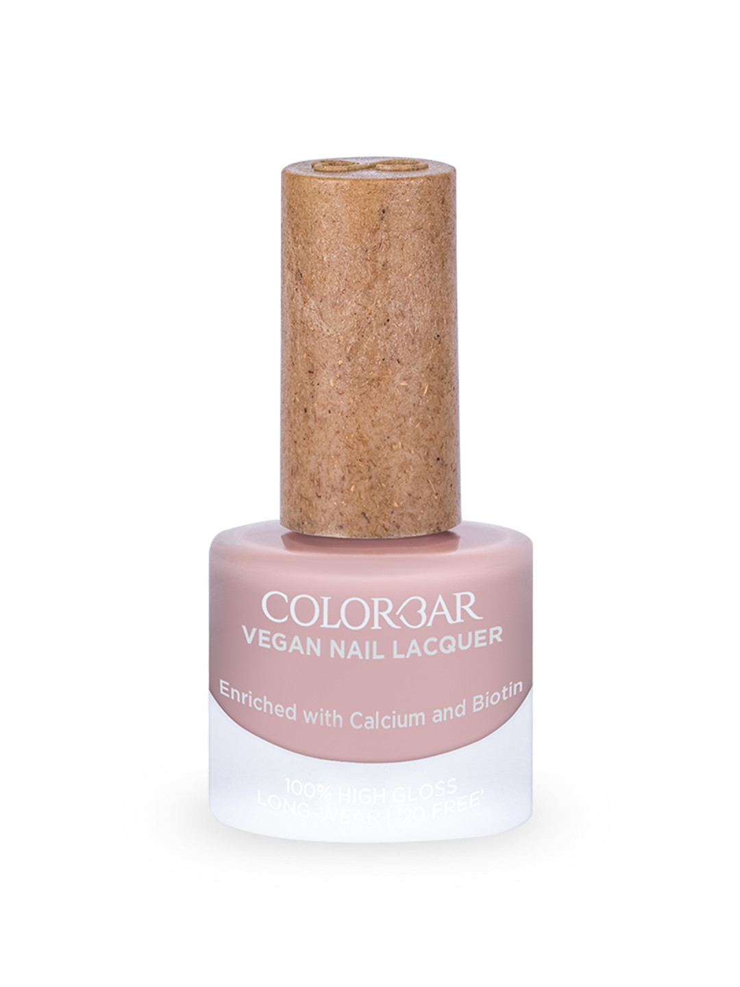 

Colorbar Long-Wear Glossy Vegan Nail Lacquer with Calcium & Biotin 8ml - Ash, Nude