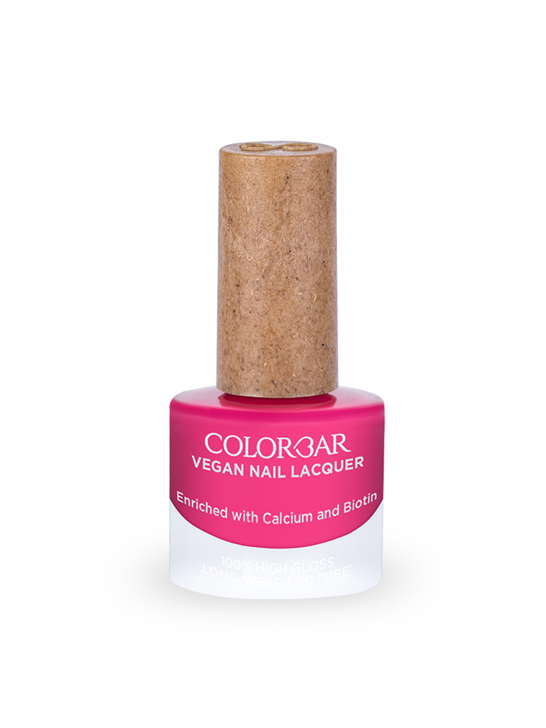 

Colorbar Long-Wear Glossy Vegan Nail Lacquer with Calcium & Biotin 8ml - ILY, Pink