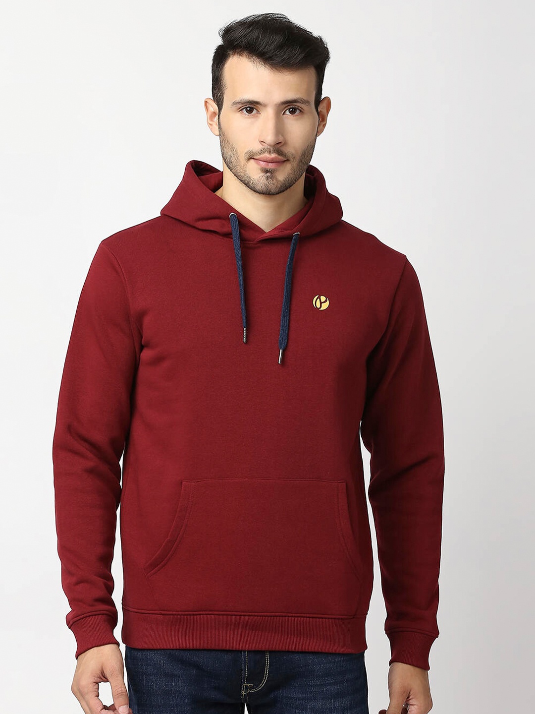 

Pepe Jeans Men Maroon Cotton Sweatshirt