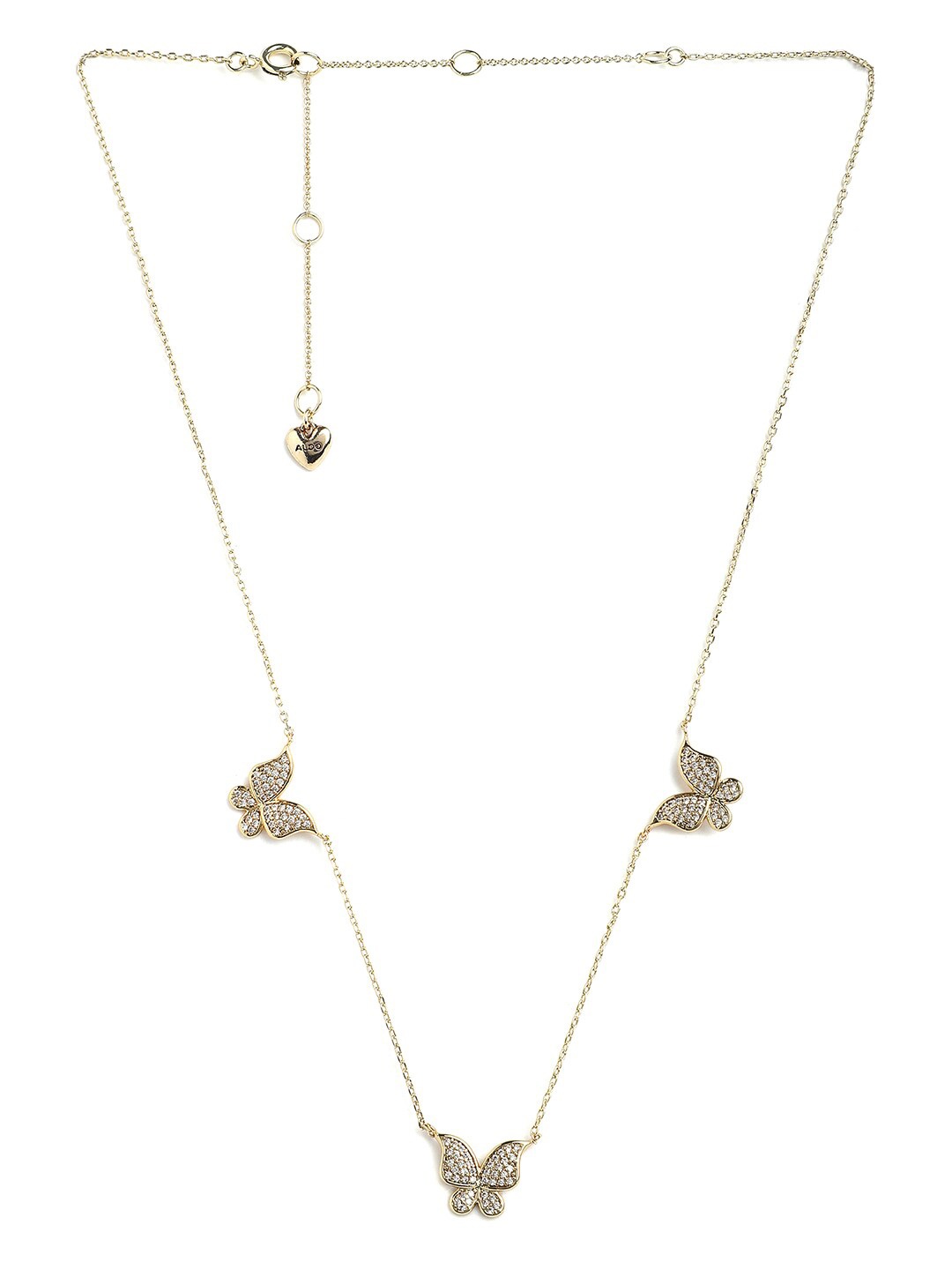 

ALDO Women Gold-Toned & White Necklace