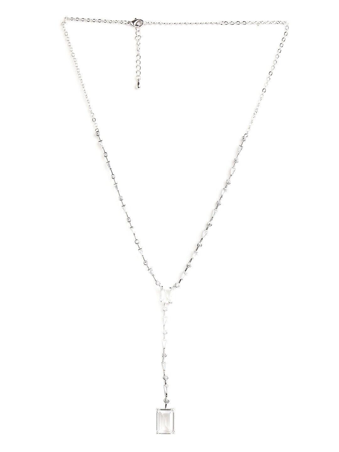 

ALDO Women Silver-Toned & White Necklace