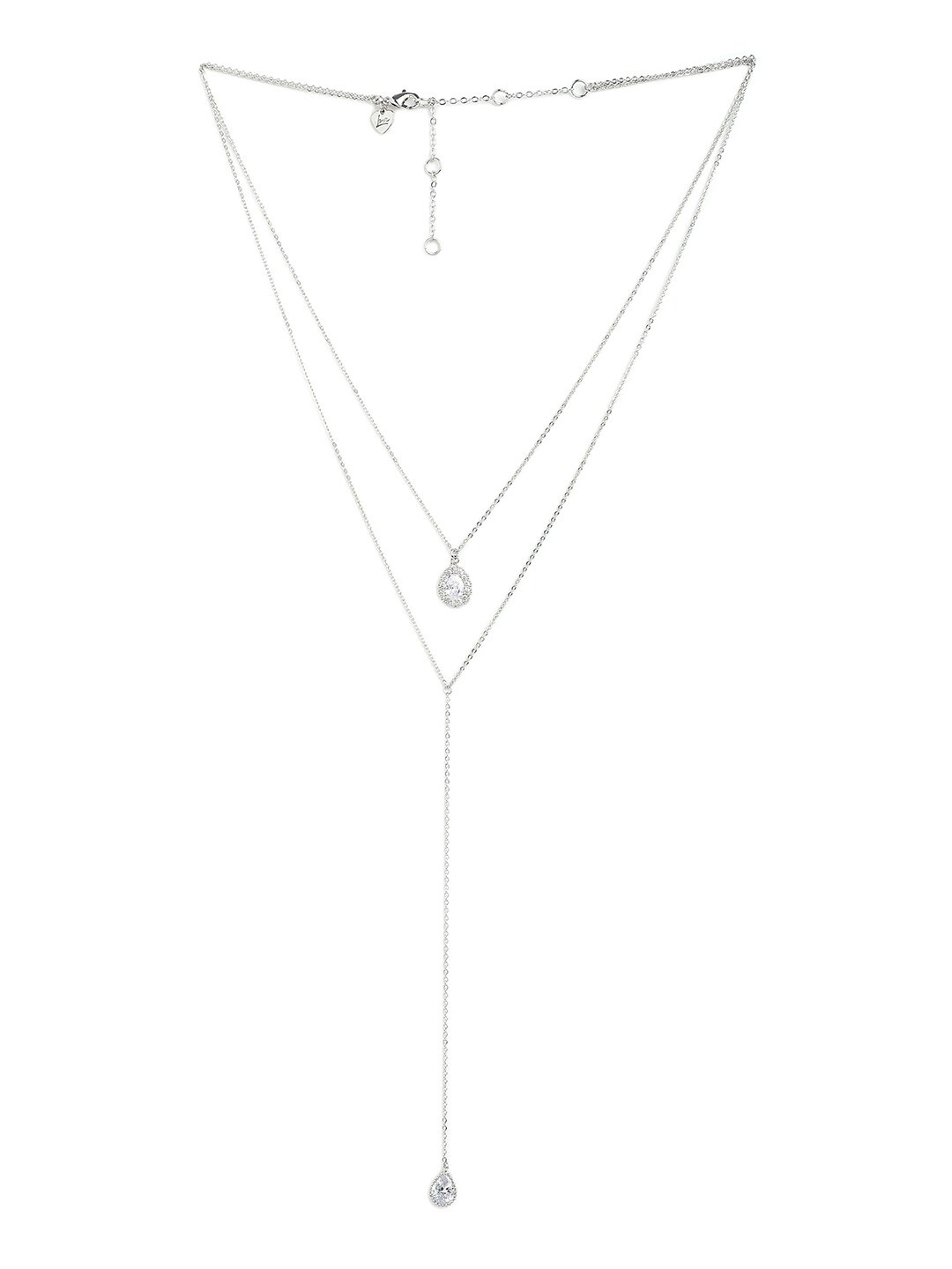 

ALDO Women Silver-Toned Layered Necklace