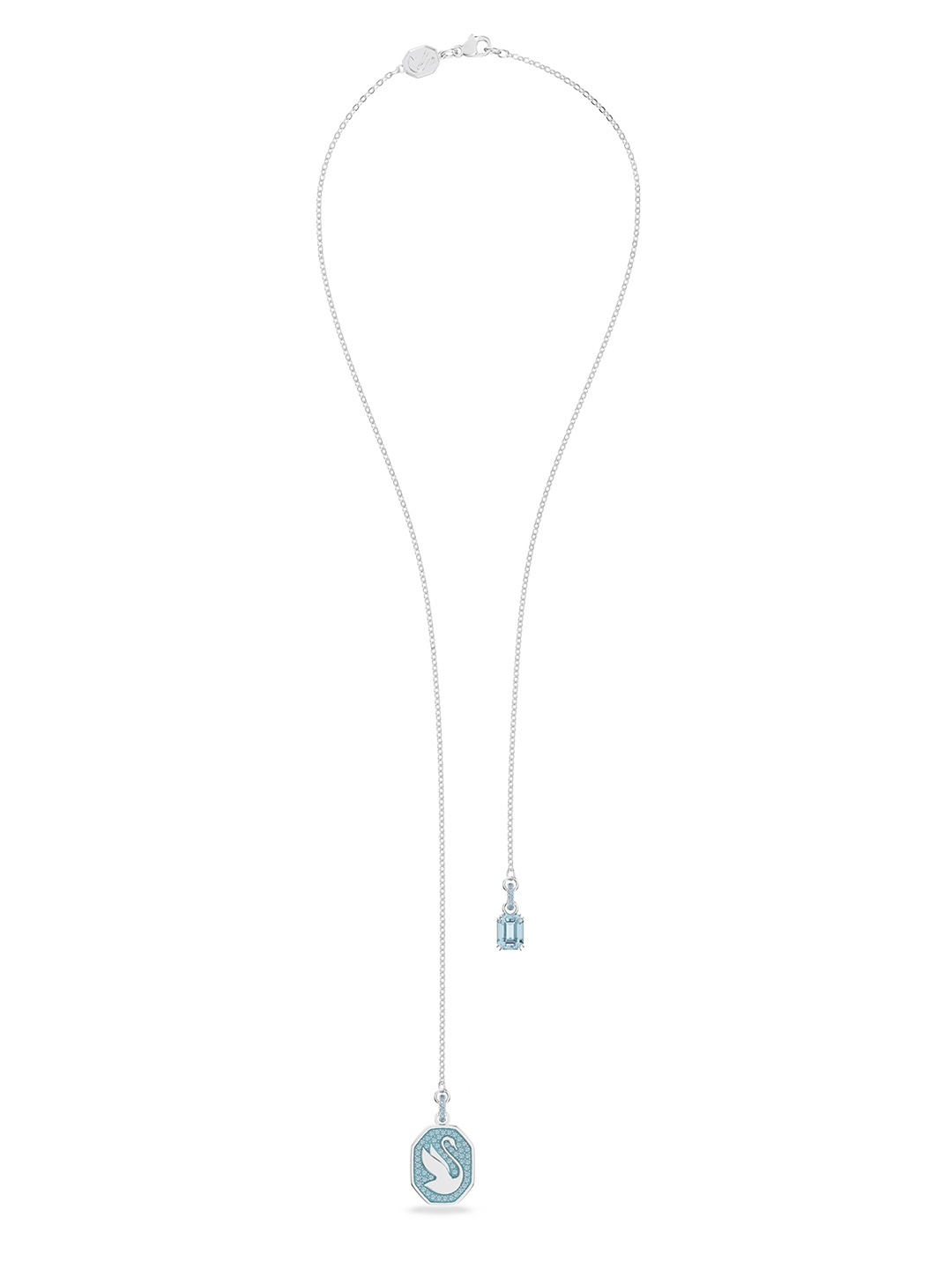 

SWAROVSKI Women Blue SIGNUM:NECKLACE AQUADTLI/RHS Necklace, Silver