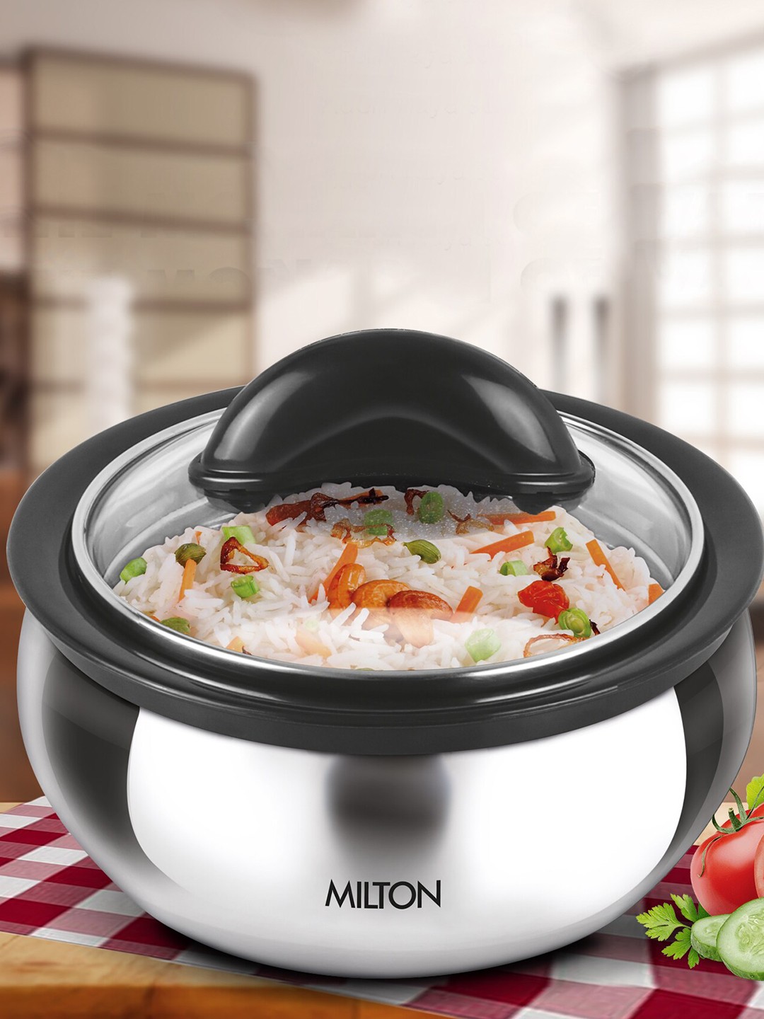 

Milton Silver Clarion 1500 Stainless Steel Casserole 1.2 Liters